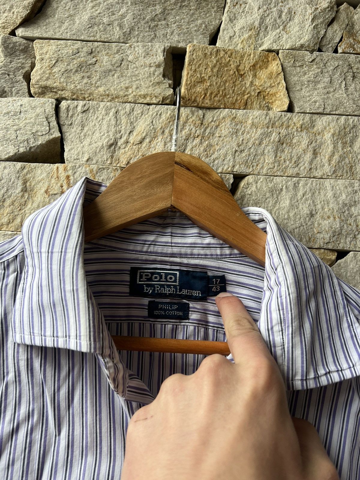 Polo Ralph Lauren × Ralph Lauren × Vintage Ralph Lauren Vintage Shirt Size US XL / EU 56 / 4 - 2 Thumbnail
