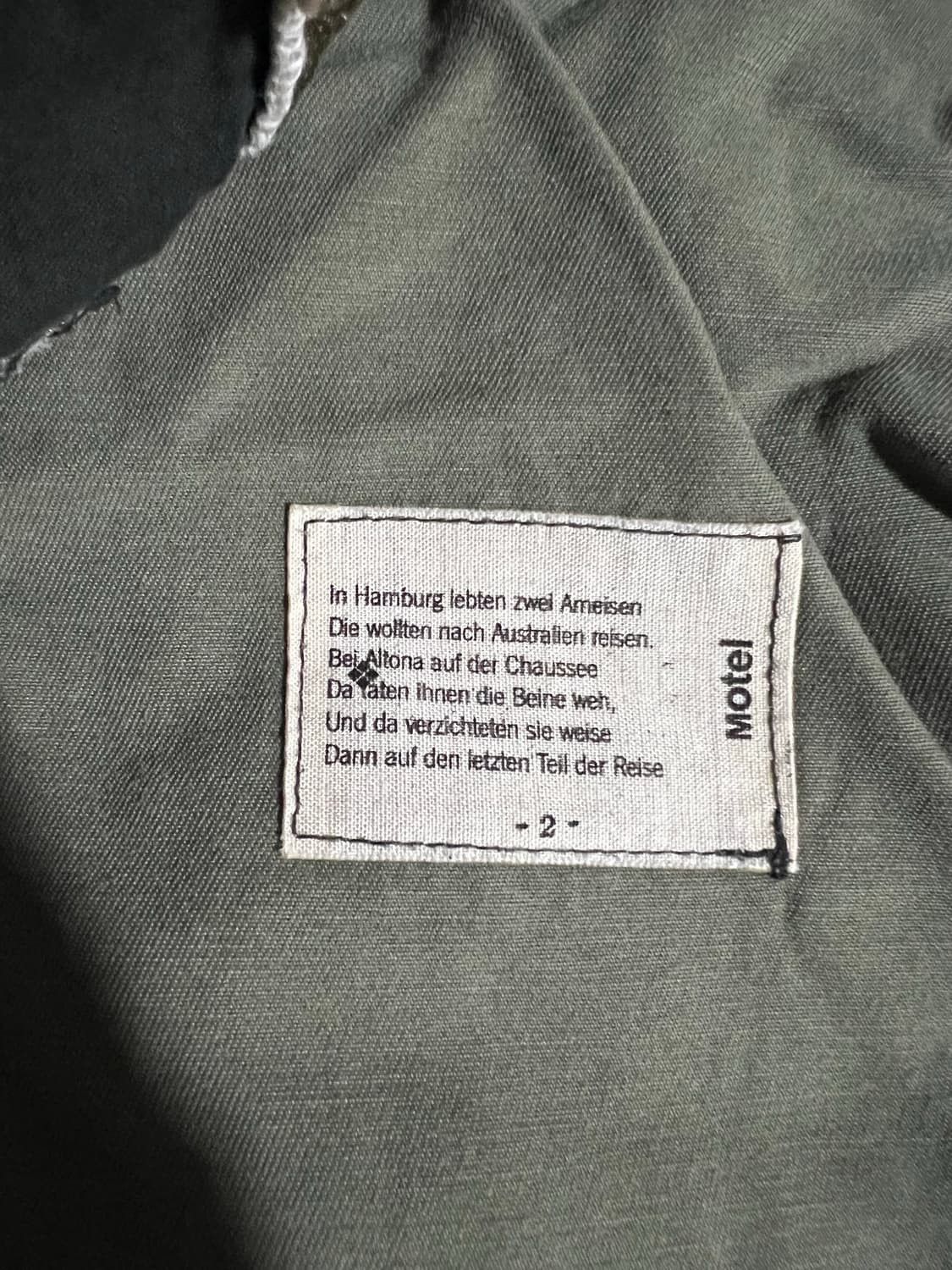 Japanese Brand Motel side zipper cargo pants khakI Size US 33 - 7 Thumbnail
