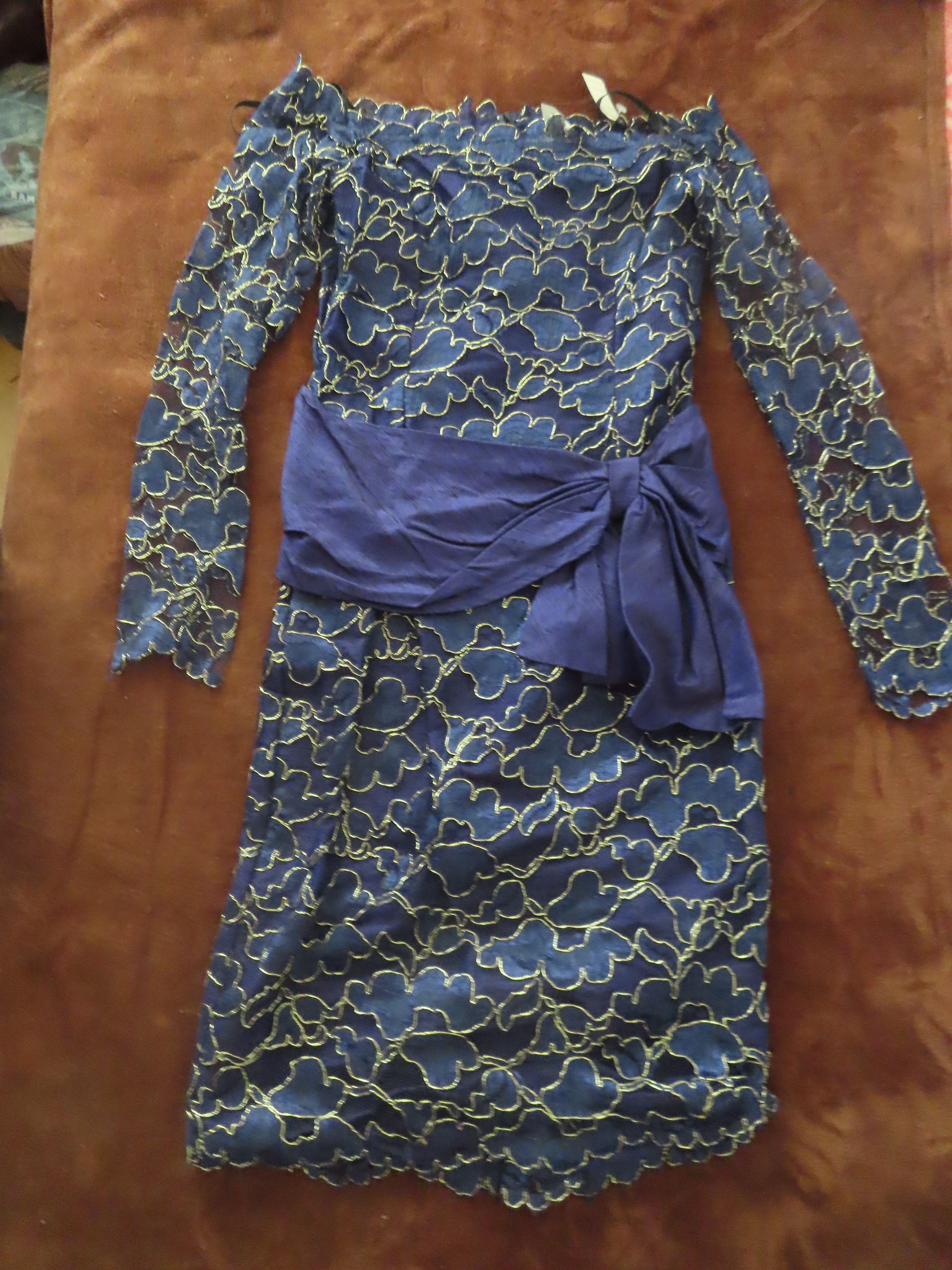 Designer × Vintage vintage rare pol' atteu silk evening dress sz 5/6 Size M / US 6-8 / IT 42-44 - 1 Thumbnail