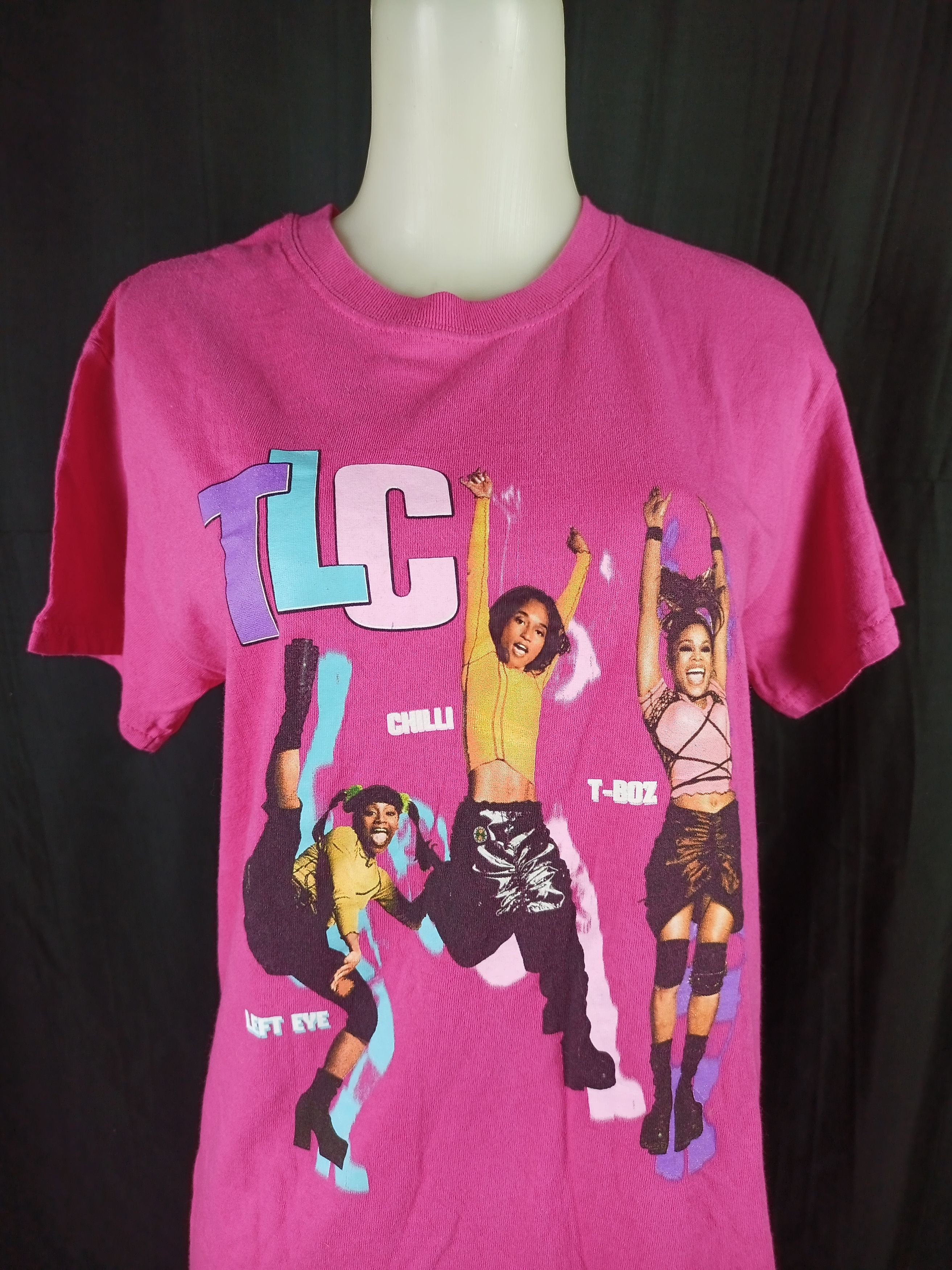 Cross Colours × Rap Tees × Vintage TLC Hip-Hop Group Missing Randy Allen Cross Colours Tags Size S / US 4 / IT 40 - 3 Thumbnail
