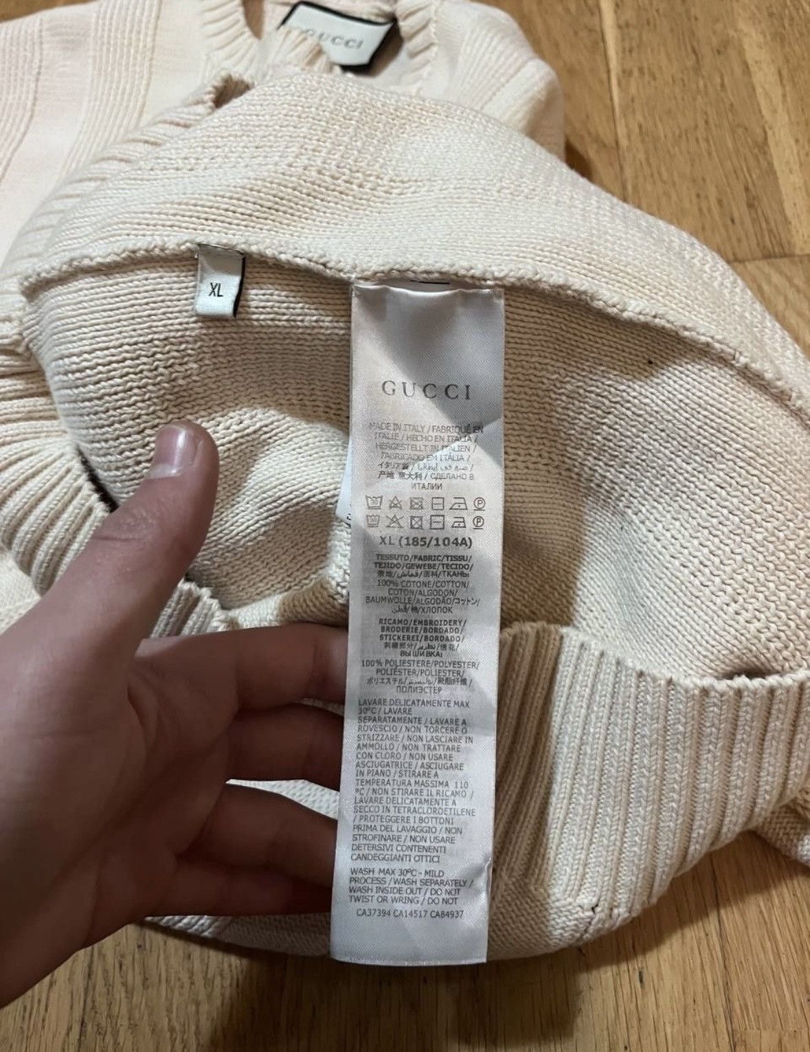 Gucci Gucci knit sweater Size US XL / EU 56 / 4 - 4 Thumbnail