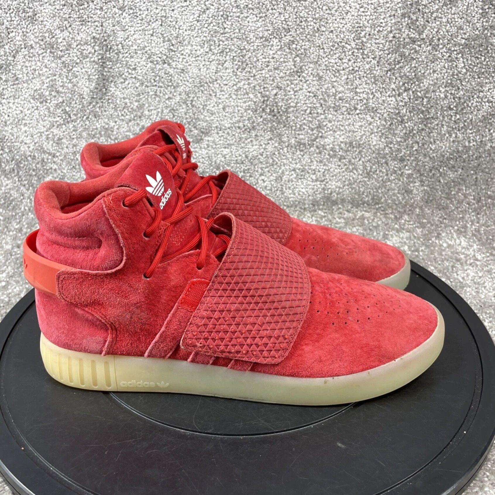 Adidas Tubular Invader Strap Red Grailed