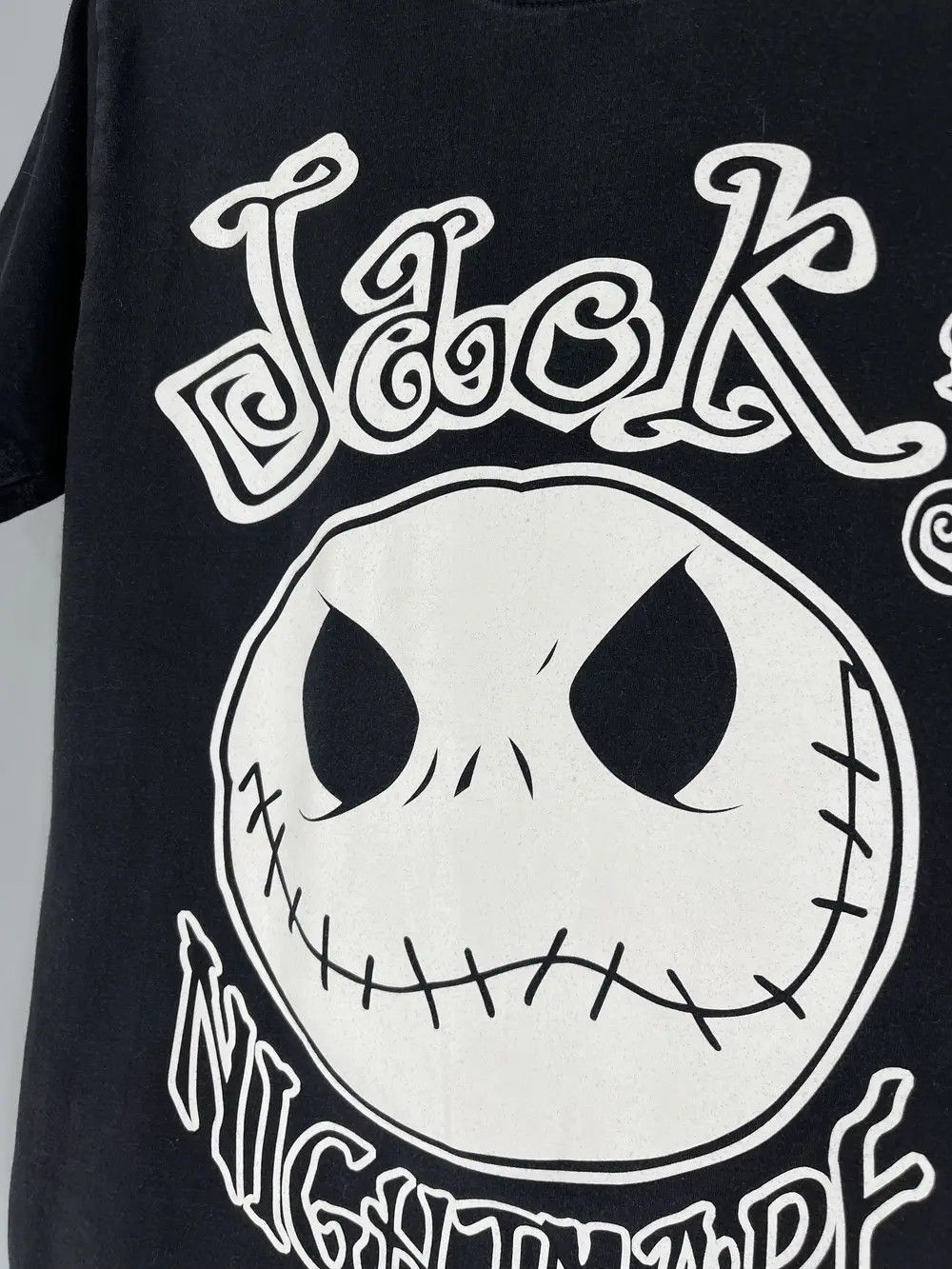 Vintage Vintage Jack Nightmare Before Christmas Neon Print T-SHIRT Size US M / EU 48-50 / 2 - 7 Thumbnail
