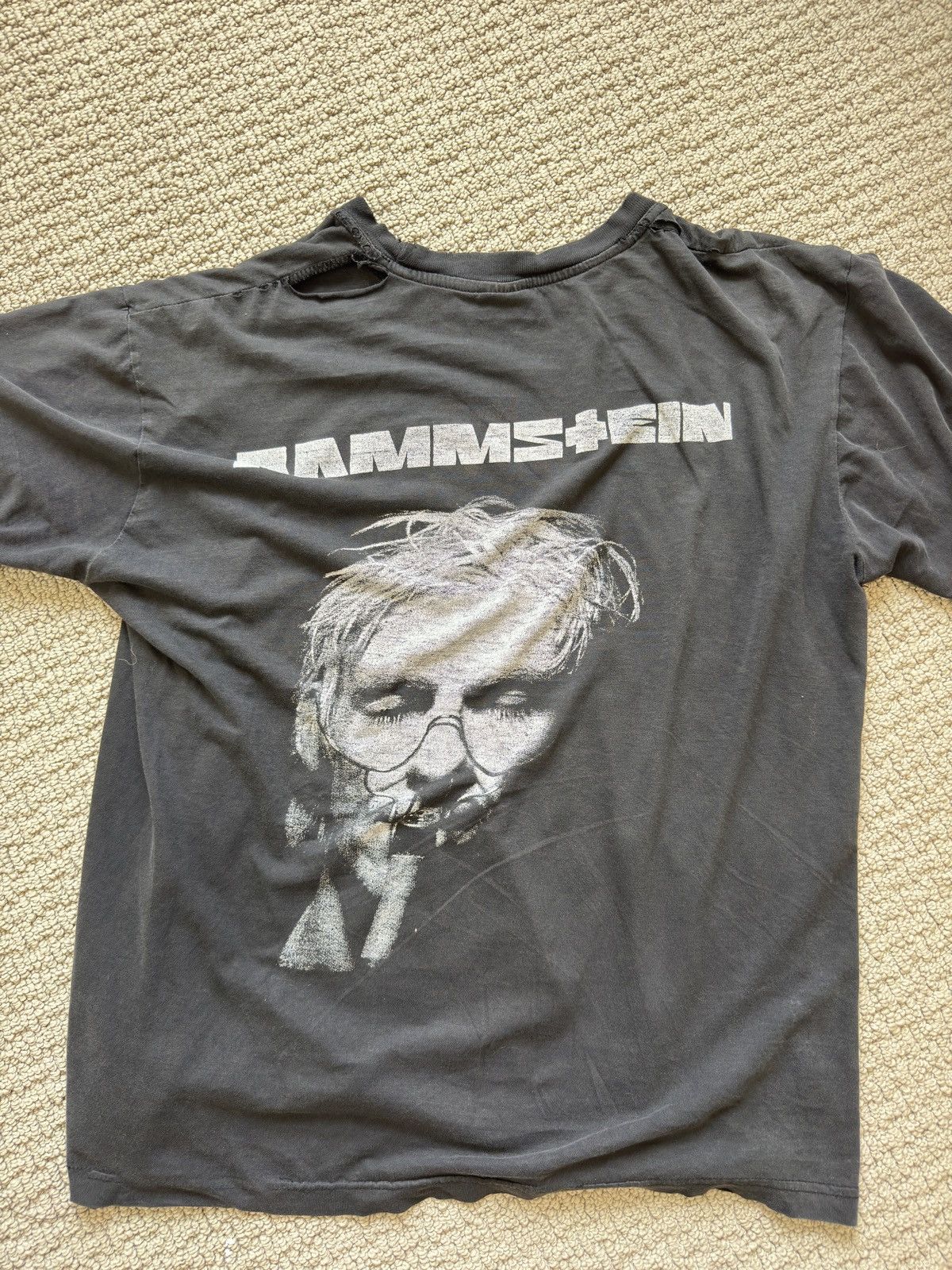 Vintage Vintage Rammstein T-shirt Size US XL / EU 56 / 4 - 2 Thumbnail