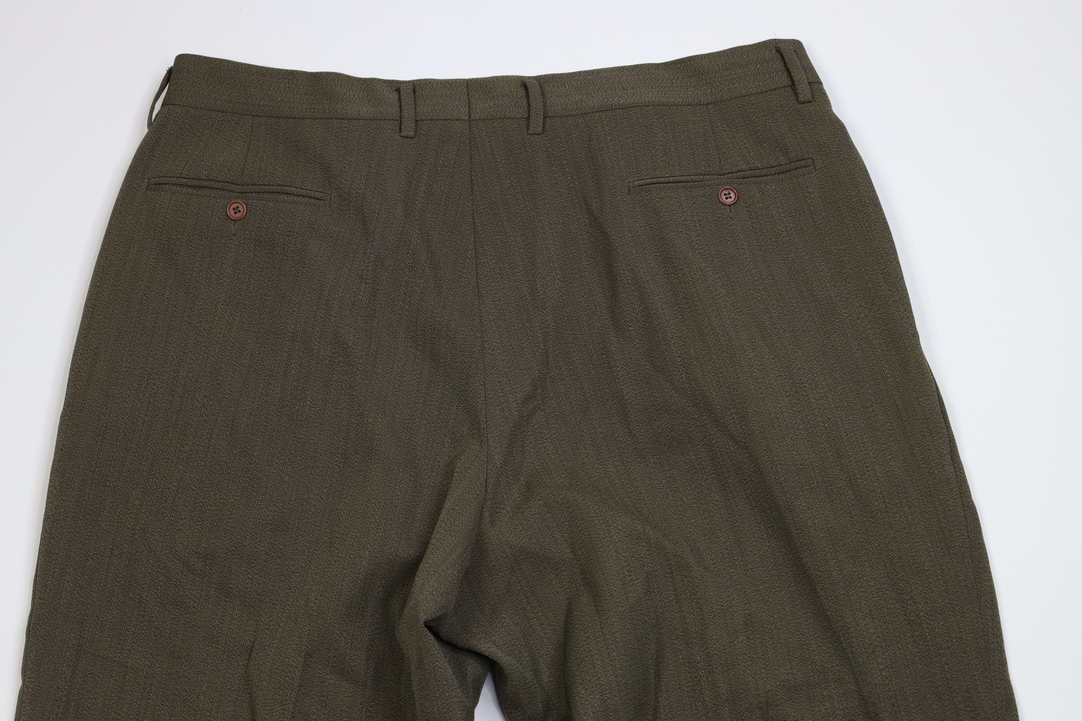 Banana Republic Vintage 90s Banana Republic Wool Knit Wide Leg Chino Pants Size US 40 / EU 56 - 9 Thumbnail