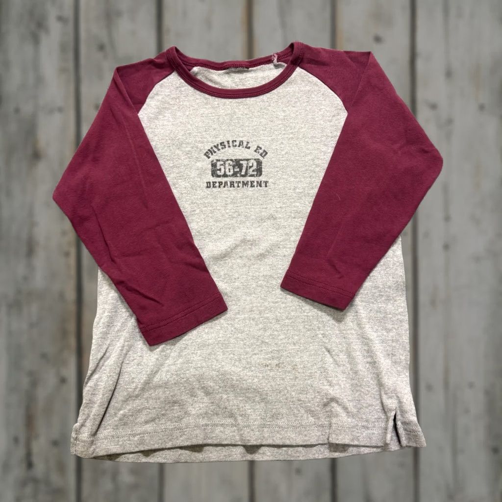 Vintage VINTAGE Ambercrombie & Fitch Longsleeve Shirt Women's M Maroon Athletic Dept Y2K Size M / US 6-8 / IT 42-44 - 1 Thumbnail