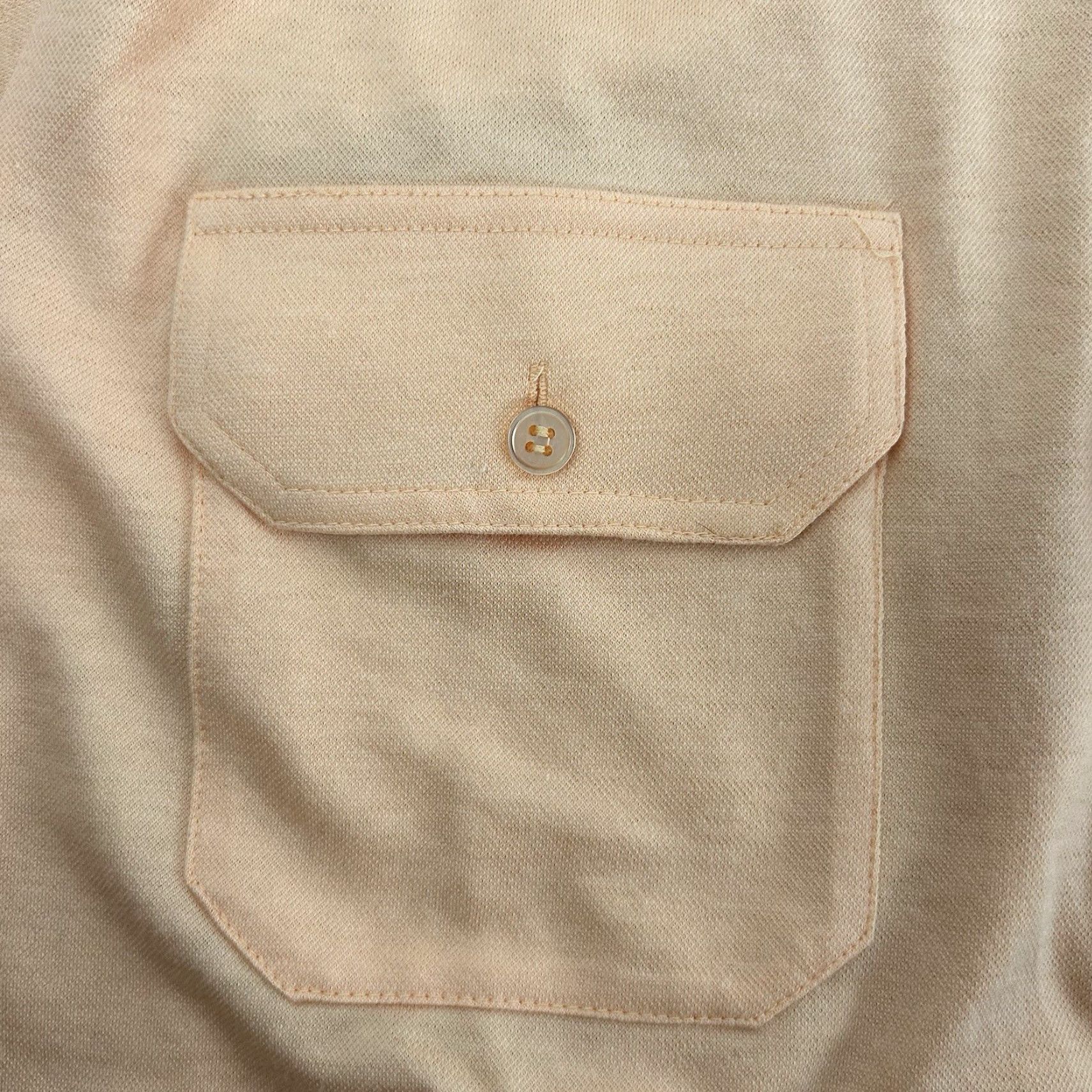Vintage VTG Entonic Golf Polo Mens Large Orange Peach Minot Country Club 70s 80s Size US L / EU 52-54 / 3 - 7 Thumbnail