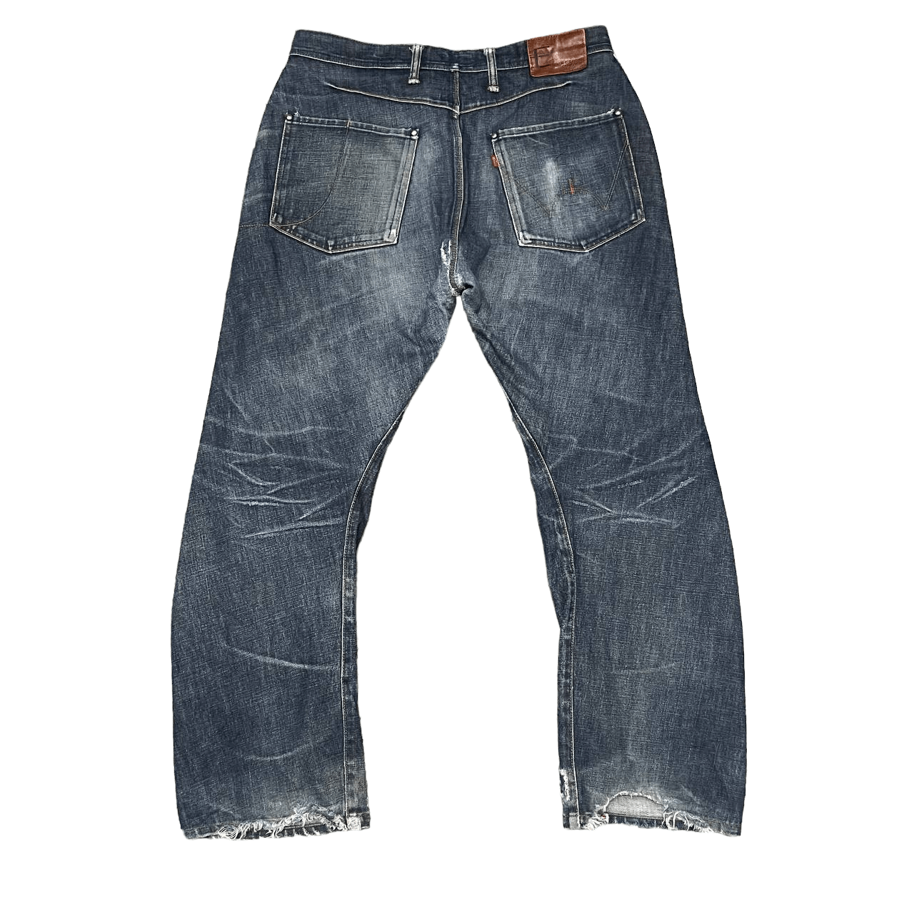 Edwin Vintage Edwin E Function Thrashed Denim Jeans Size US 34 / EU 50 - 14 Thumbnail