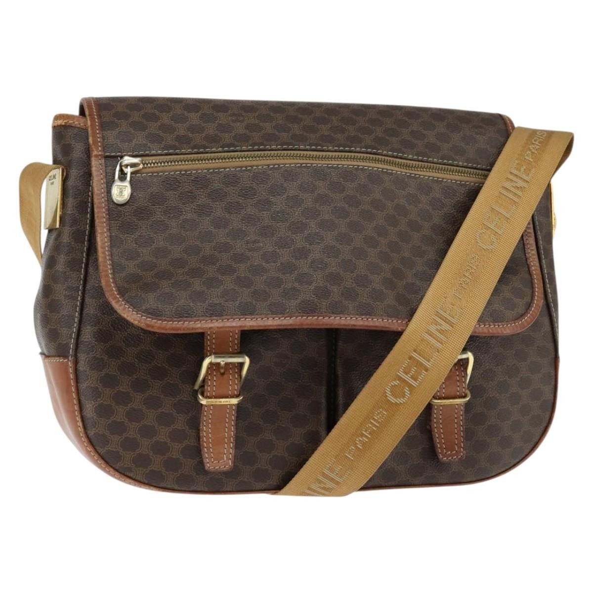 Celine Celine Vintage Macadam Canvas and Leather Size ONE SIZE - 1 Thumbnail