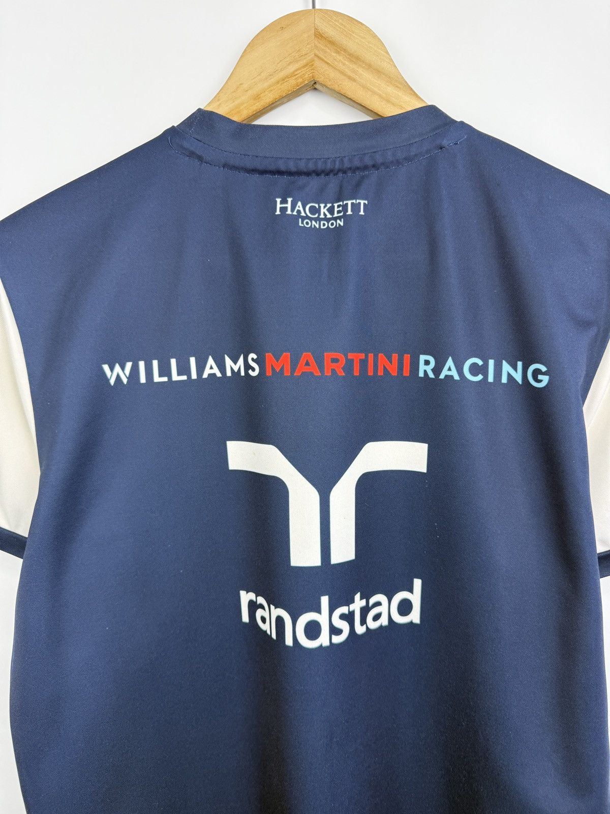 Hackett 🇬🇧 Hackett Williams Martini Racing Mercedes Jersey F1 Rare Size US S / EU 44-46 / 1 - 13 Thumbnail