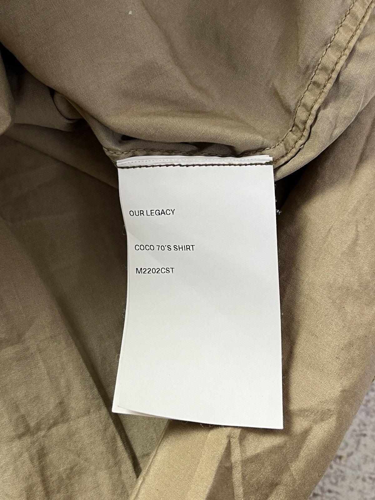 Our Legacy Our Legacy COCO 70's Shirt M2202CST Beige Luxury Size US M / EU 48-50 / 2 - 9 Thumbnail