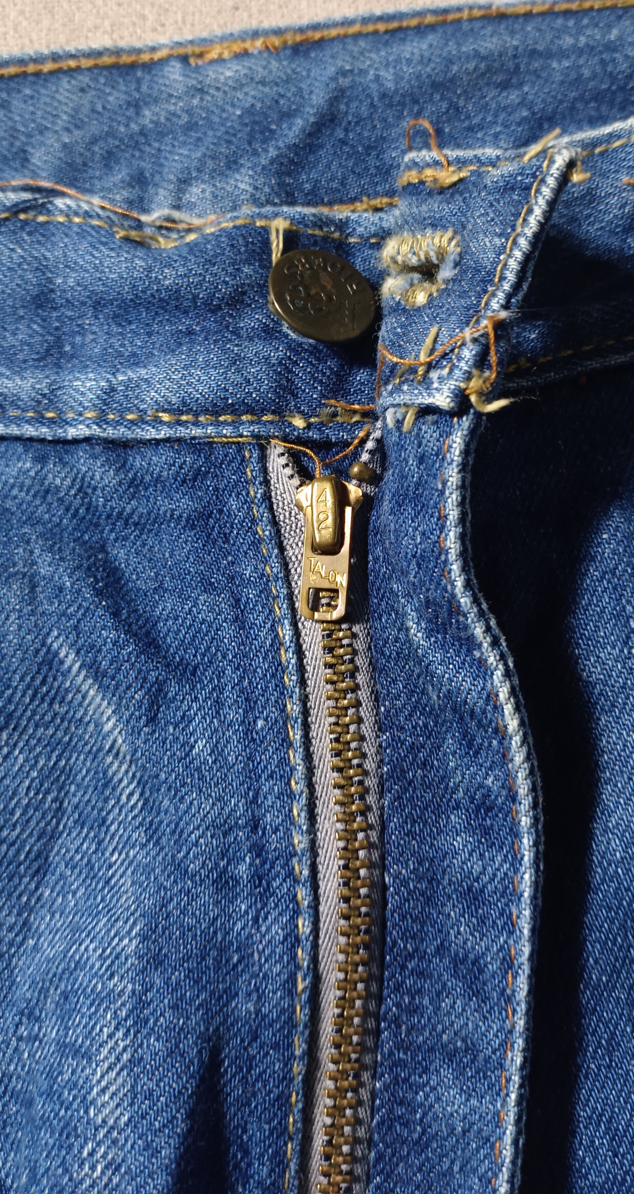 Lee Vintage Lee Riders ®MR Talon Zipper Denim Size US 29 - 7 Thumbnail