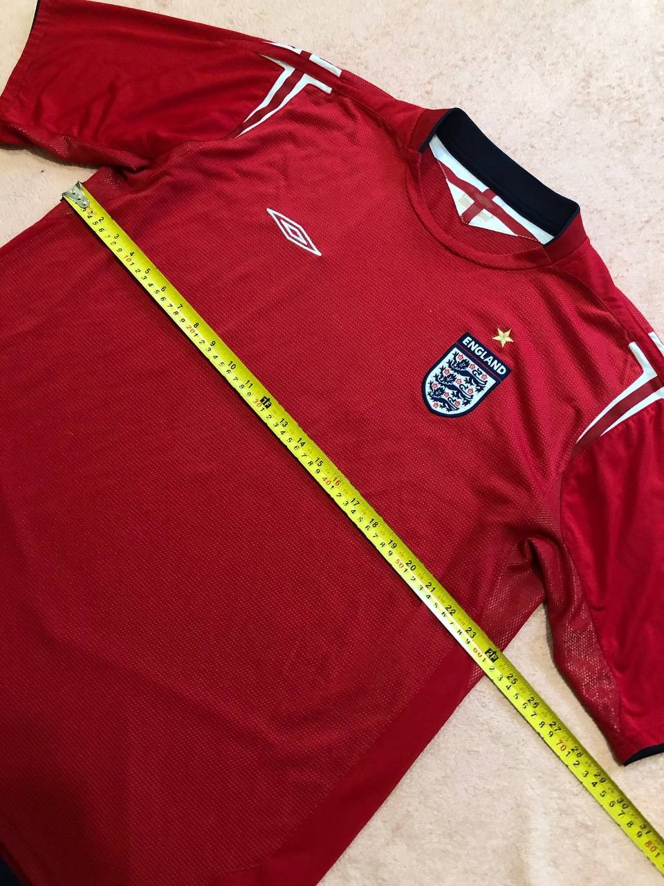 Umbro England Away Football Shirt Umbro Soccer Jersey Size US XXL / EU 58 / 5 - 10 Thumbnail