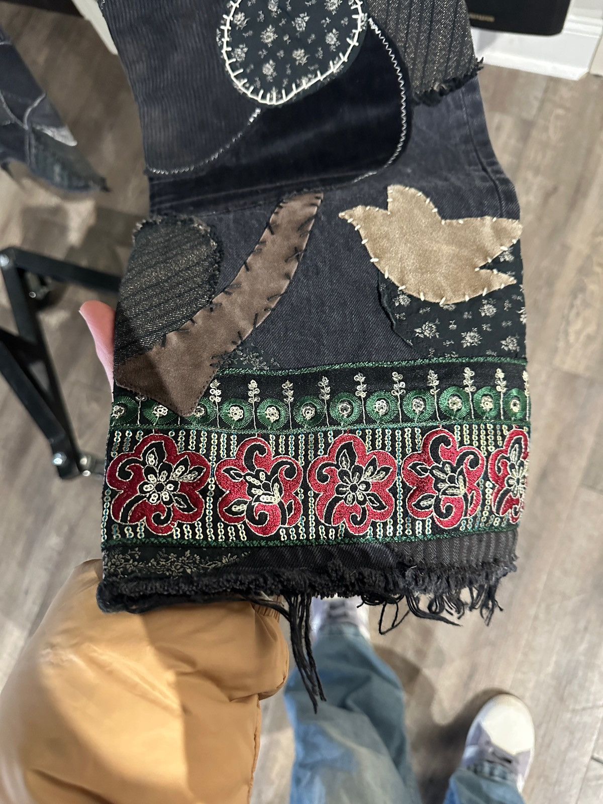 Kapital Kapital Black Patchwork Denim sz.38 Size US 38 / EU 54 - 3 Thumbnail