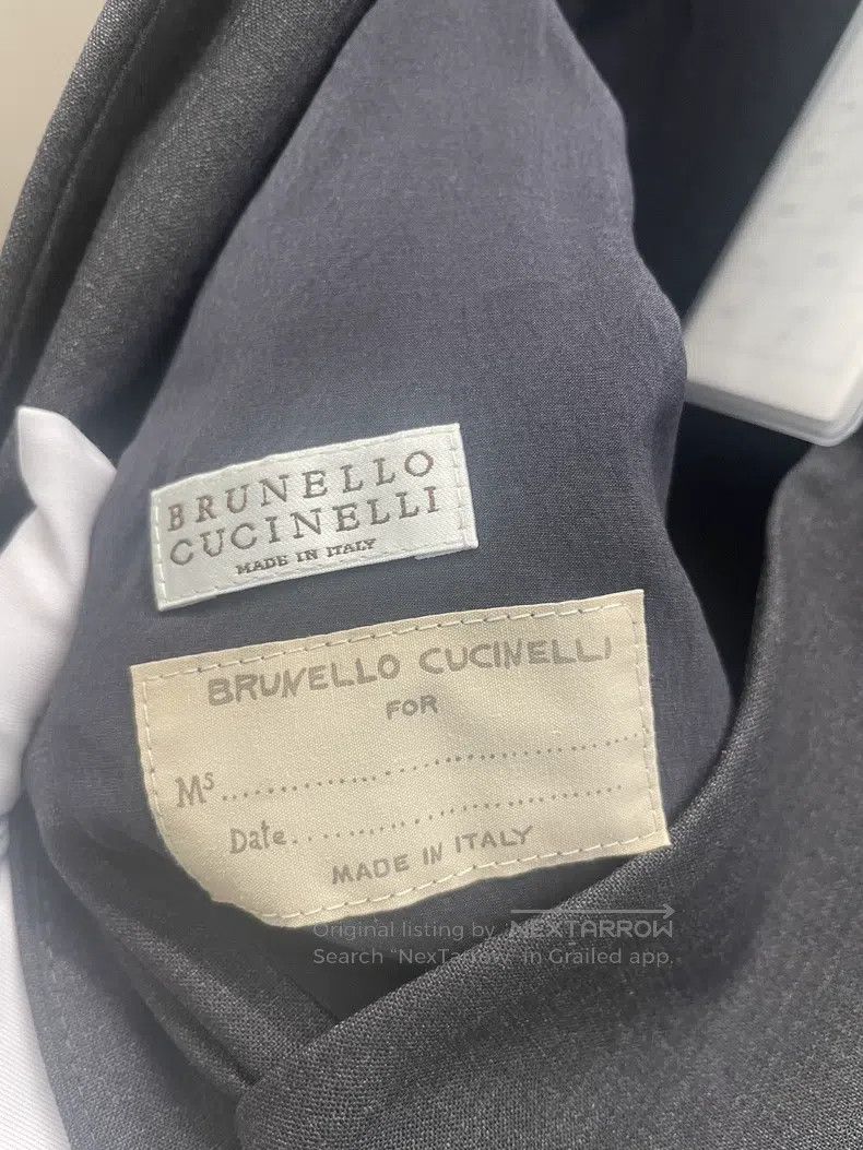 Brunello Cucinelli Brunello Cucinelli Black and Grey Vest Size XS / US 0-2 / IT 36-38 - 4 Thumbnail