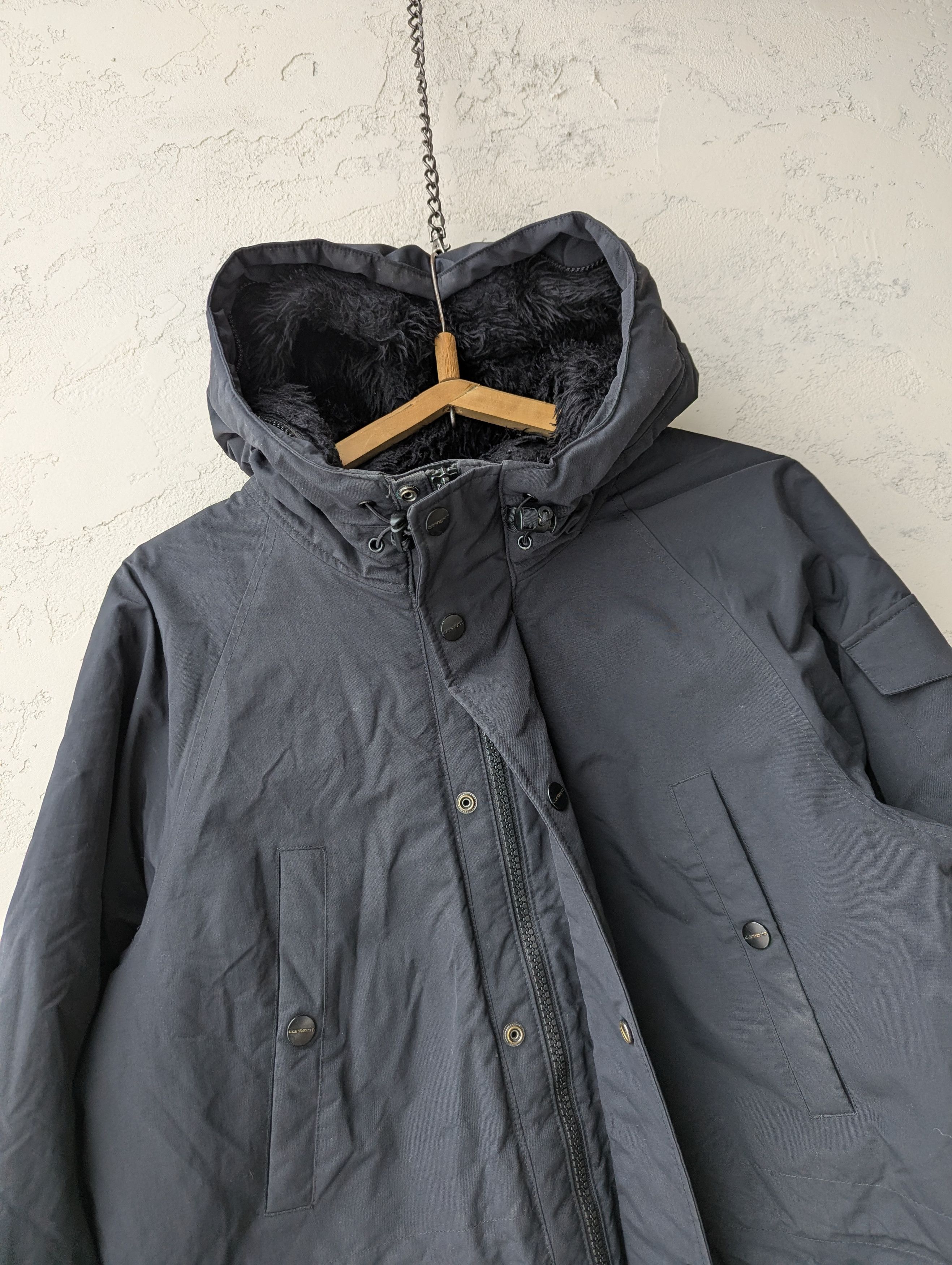 Carhartt Wip Carhartt WIP VTG Anchorage Parka Black Men's Sz M Size US M / EU 48-50 / 2 - 6 Thumbnail