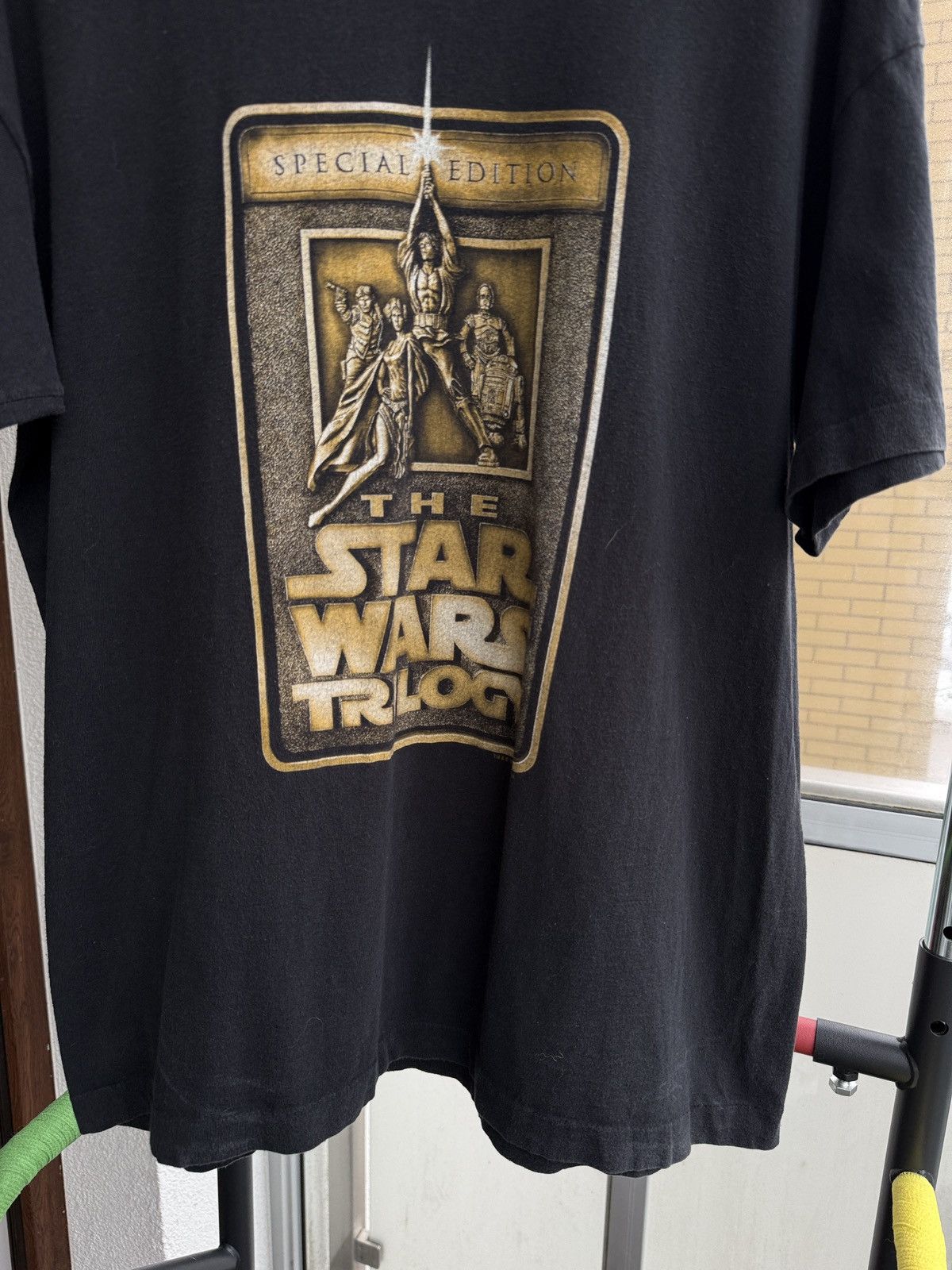 Vintage Star Wars Trilogy 1997 Vintage Single Stitch T Shirt Size US L / EU 52-54 / 3 - 3 Thumbnail