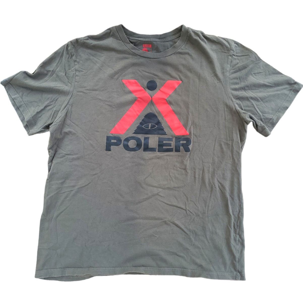 Poler Poler | Army Green Poler Logo T-Shirt | Size XL Size US XL / EU 56 / 4 - 1 Thumbnail