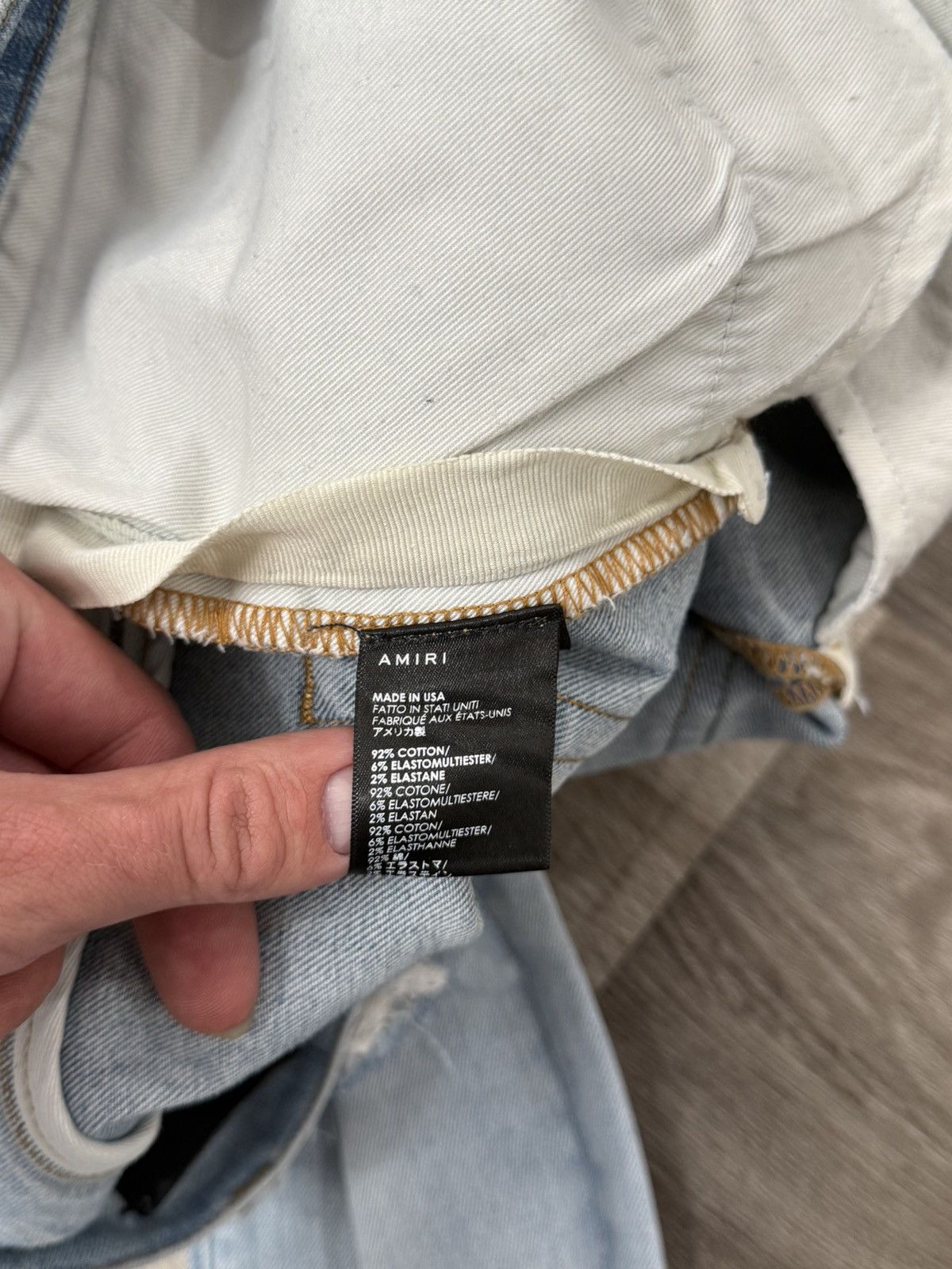 Amiri Amiri Thrasher Bones Patch Jeans Size 36 Size US 36 / EU 52 - 7 Thumbnail