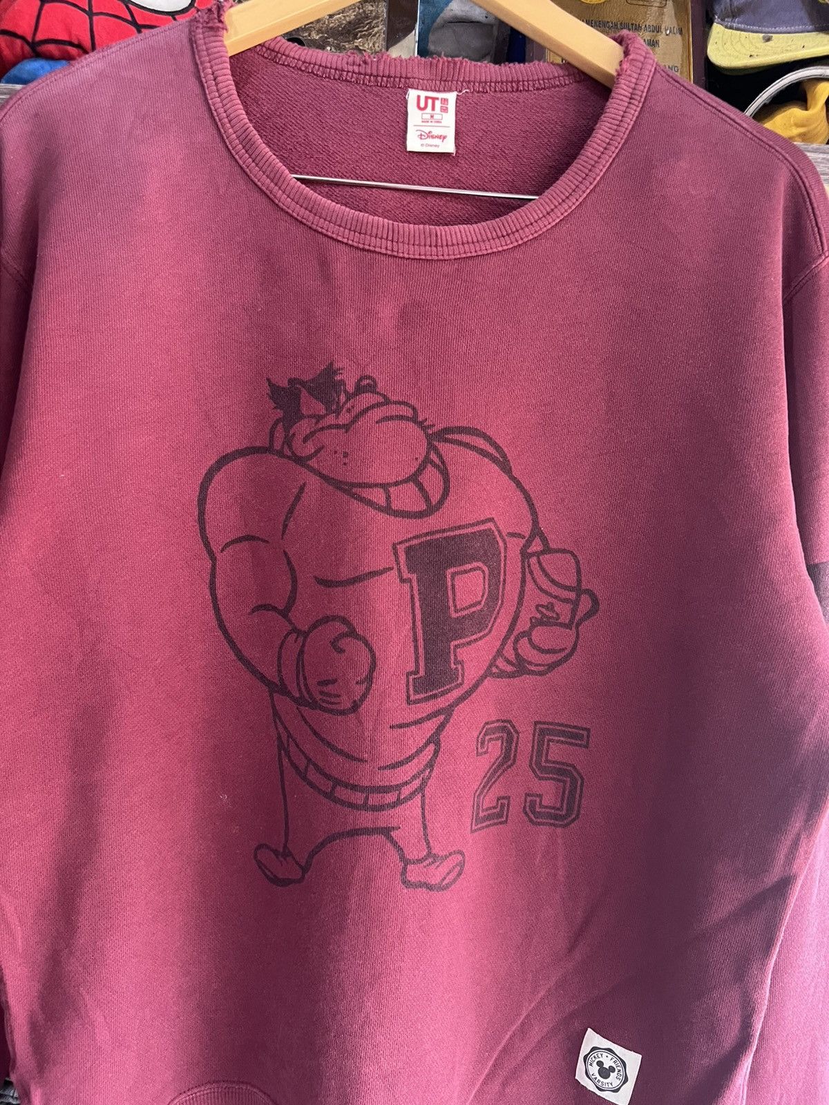 Disney 🔥Distressed Uniqlo x Disney Crewneck Sweatshirt Size US M / EU 48-50 / 2 - 10 Thumbnail