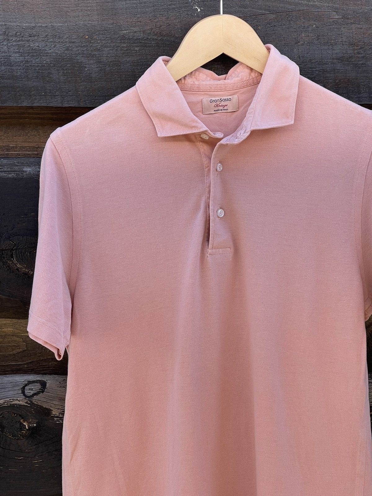 Gran Sasso Gran Sasso peach polo shirt Size US M / EU 48-50 / 2 - 2 Thumbnail