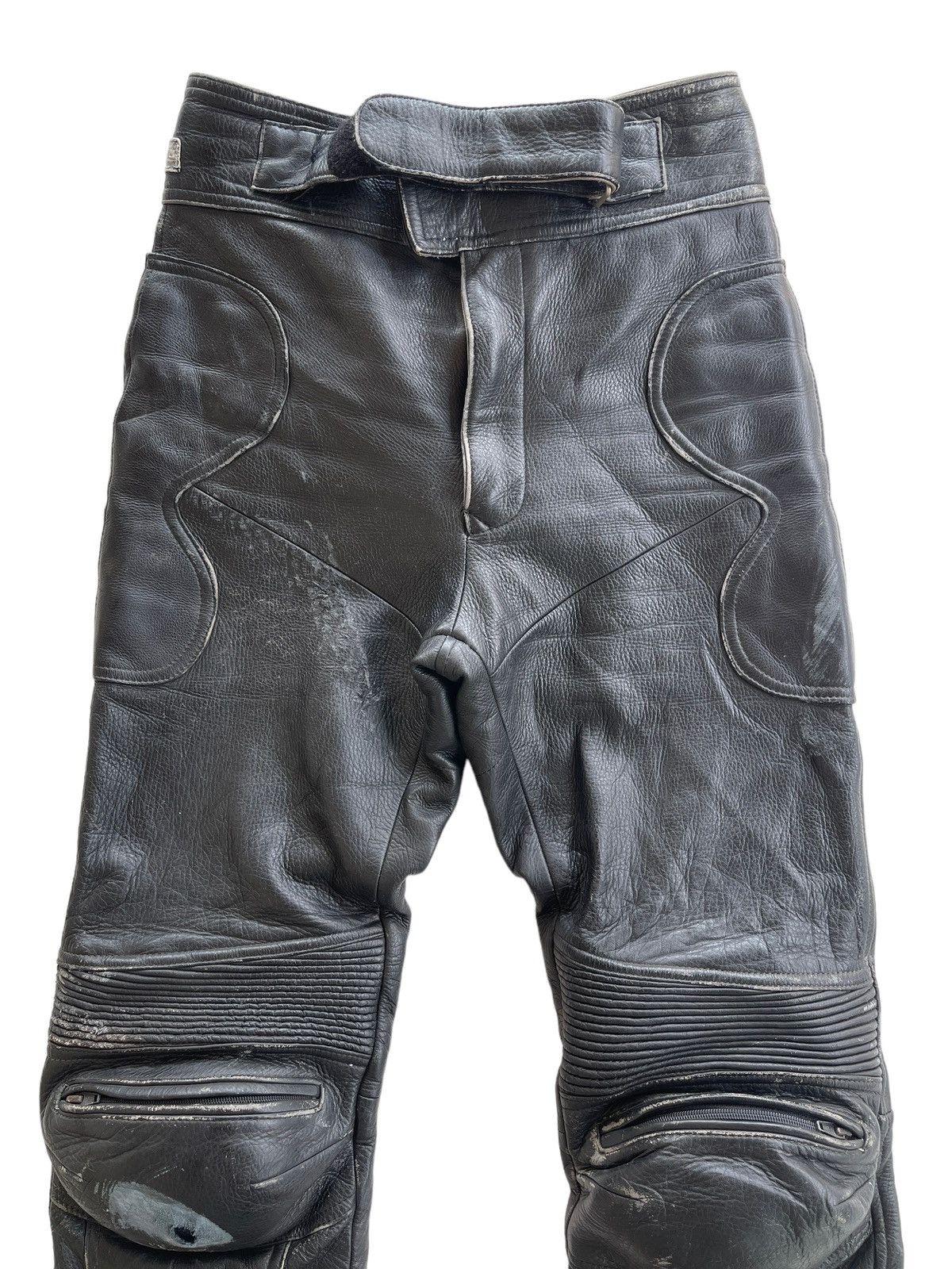 Kadoya Vintage Nankai Leather Bikers Pants Size US 29 - 6 Thumbnail