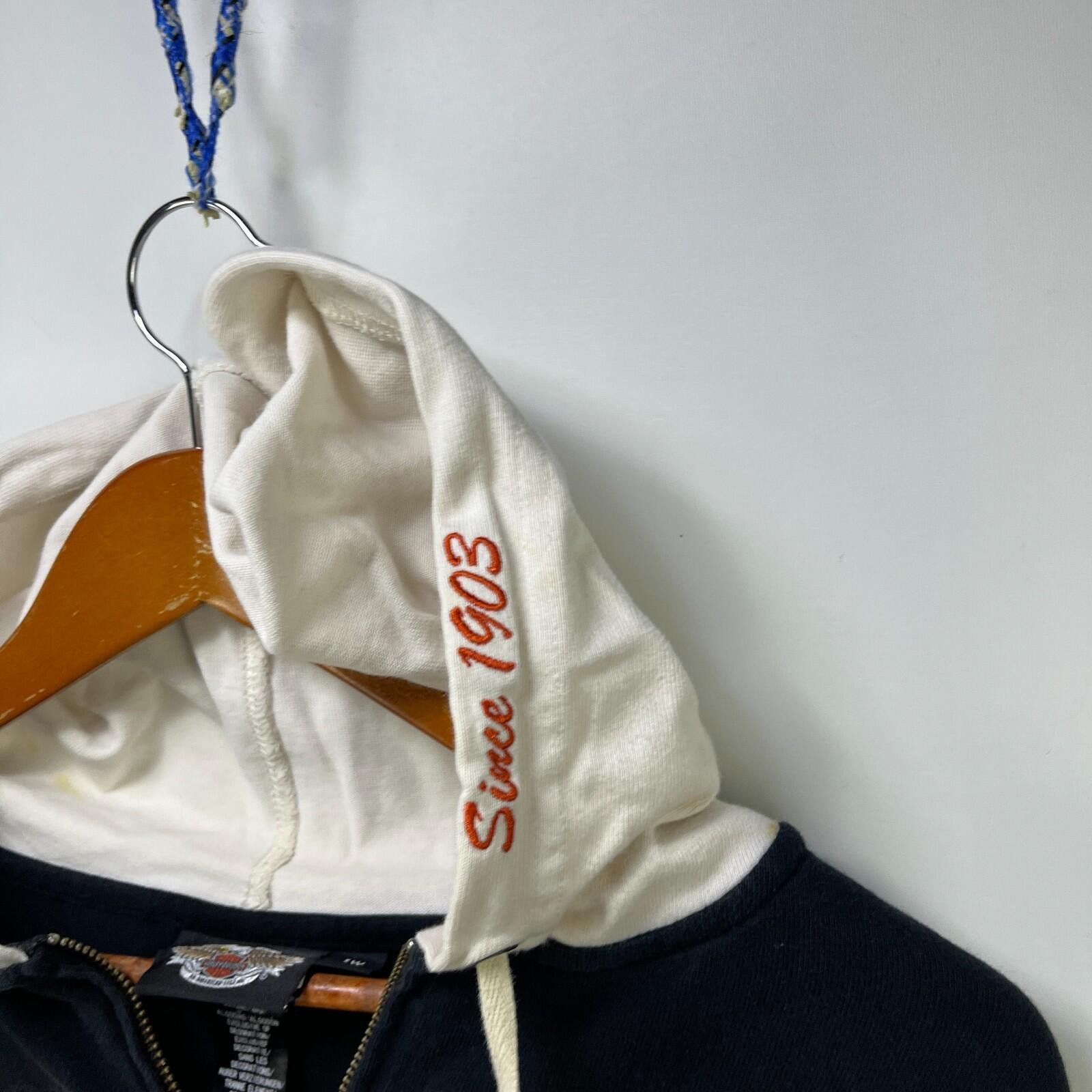 Harley Davidson Vintage Y2K Harley Davidson Wings Zip Hoodie Womens 1W 1X Size XXL / US 16-18 / IT 52-54 - 8 Thumbnail