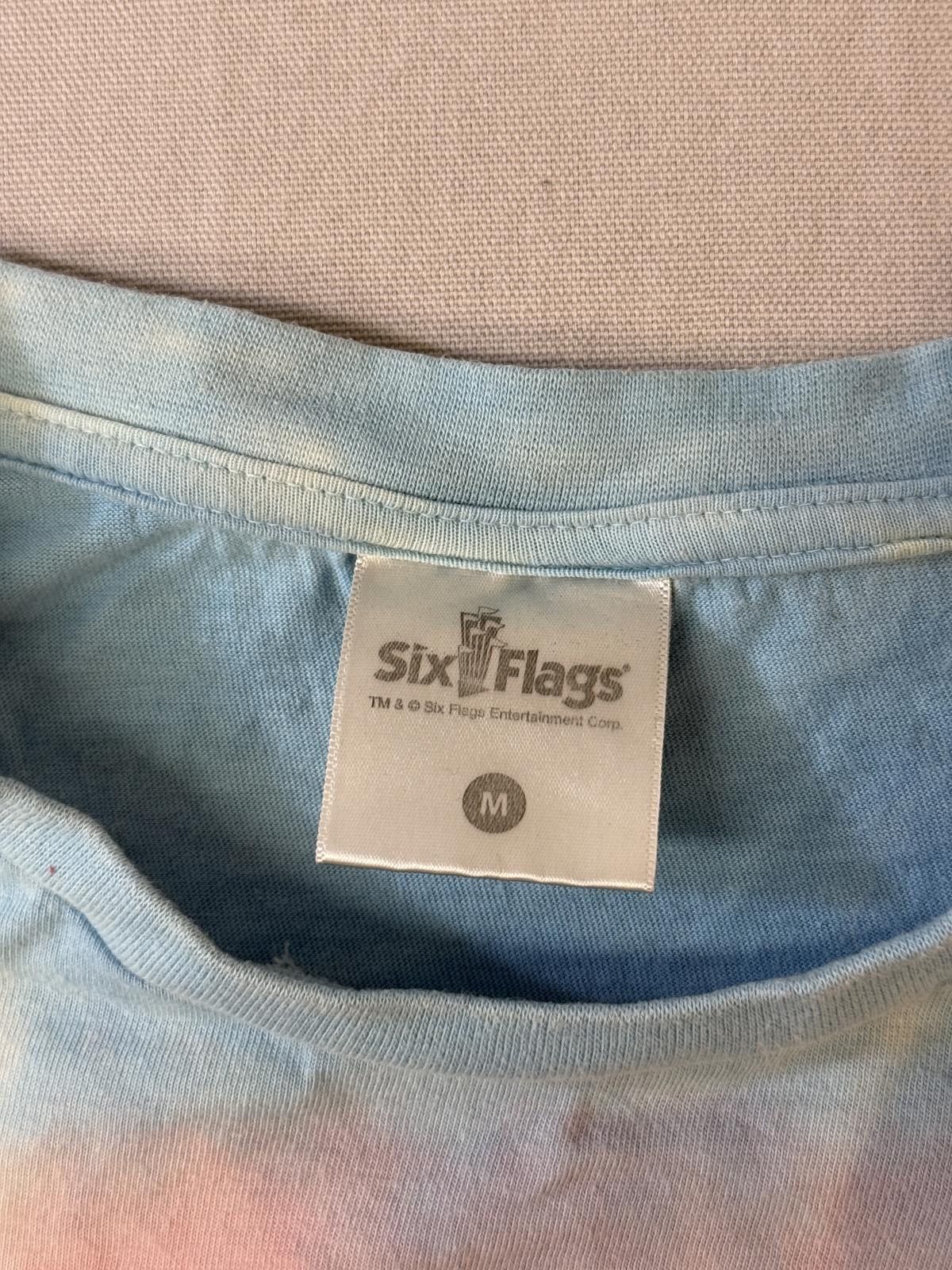 Other Y2K Six Flags Magic Mountain Tie Dye T-shirt California - M Size US M / EU 48-50 / 2 - 2 Thumbnail