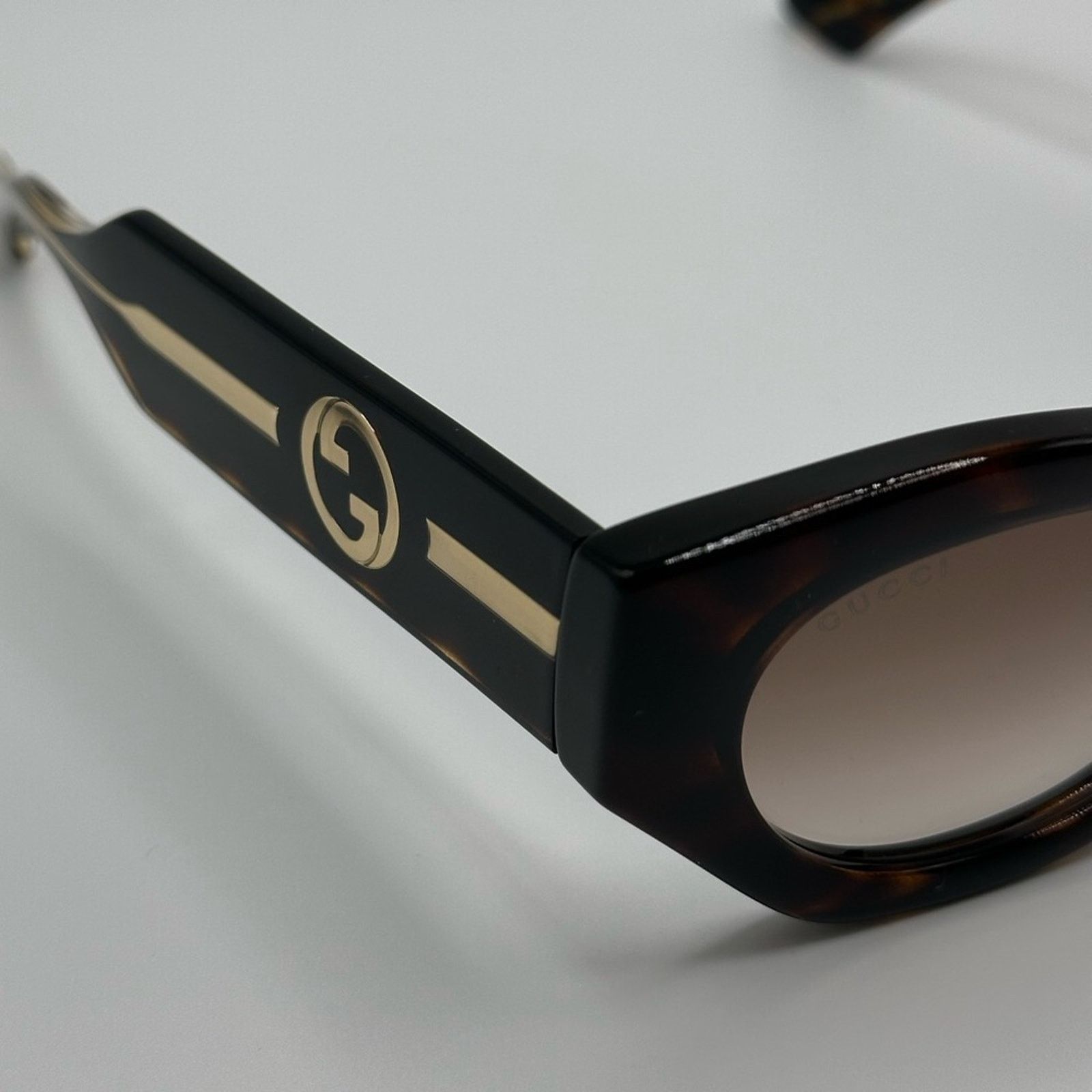 Gucci NEW Gucci Sunglasses GG1553S 002 Havana Crystal Brown Women Size ONE SIZE - 7 Thumbnail