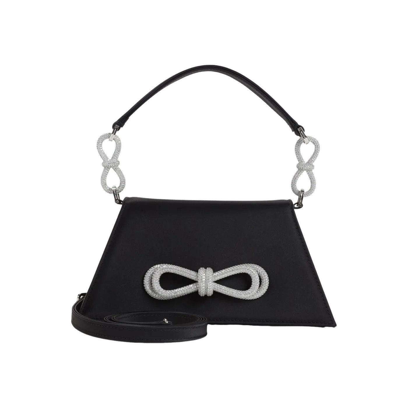 MACH & MACH MACH & MACH Black Silk Shoulder Bag new & Authentic Size ONE SIZE - 1 Thumbnail