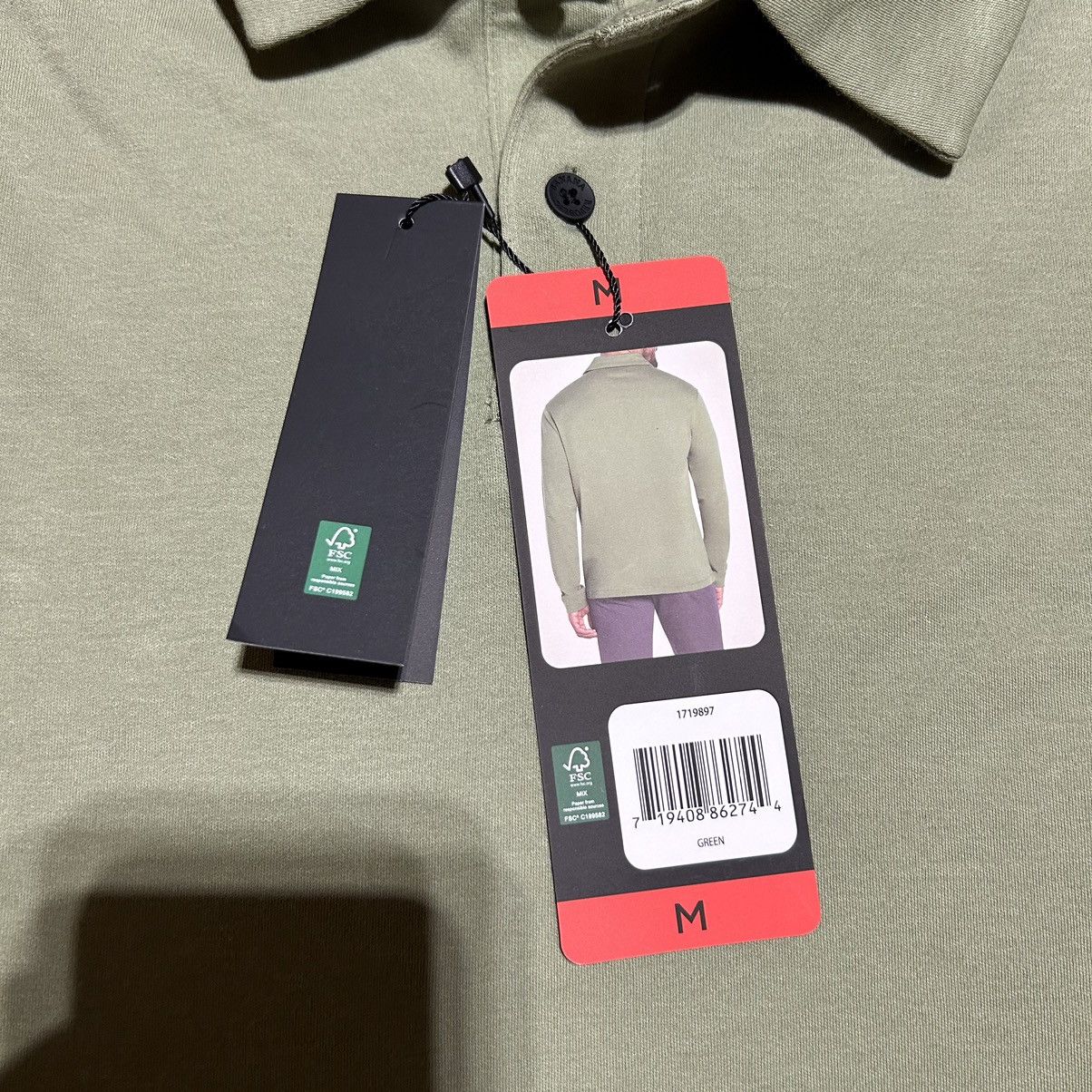 Banana Republic × Designer Banana Republic Luxe Touch Polo Shirt Men's Medium L/S NEW Size US M / EU 48-50 / 2 - 4 Thumbnail