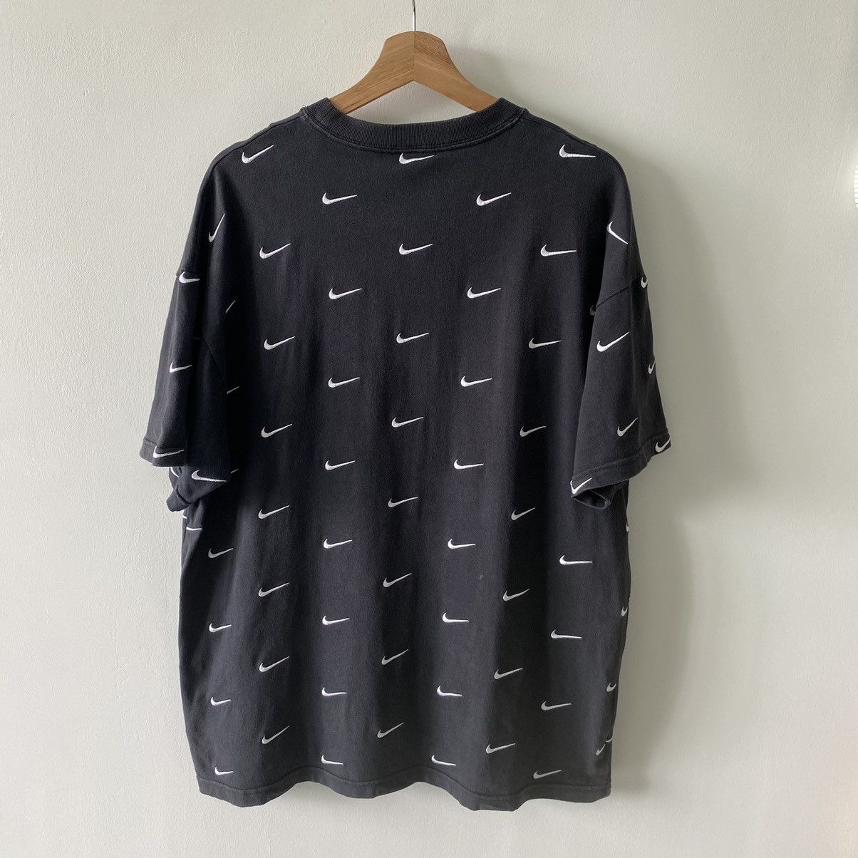 Nike Faded Nike Full Embroidered Swoosh Oversized ERD GRAIL TEE Size US XL / EU 56 / 4 - 2 Thumbnail