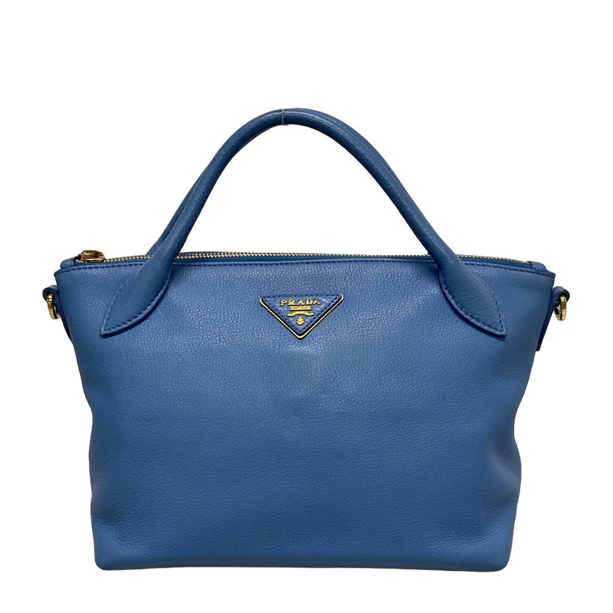 Prada PRADA Triangle Logo Handbag 1BA111 Size ONE SIZE - 1 Thumbnail