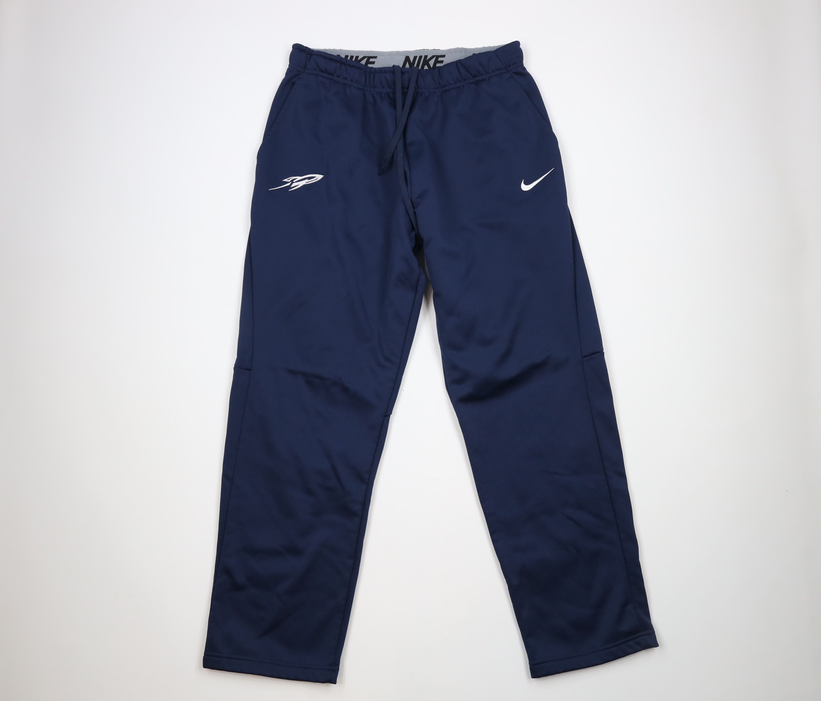 Nike × Vintage Nike University of Toledo Football Wide Leg Sweatpants Blue Size US 38 / EU 54 - 1 Thumbnail