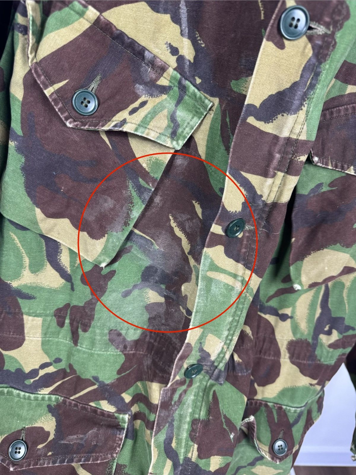 Other Vintage British Army DPM Camo Combat Smock Military Jacket Size US L / EU 52-54 / 3 - 8 Thumbnail