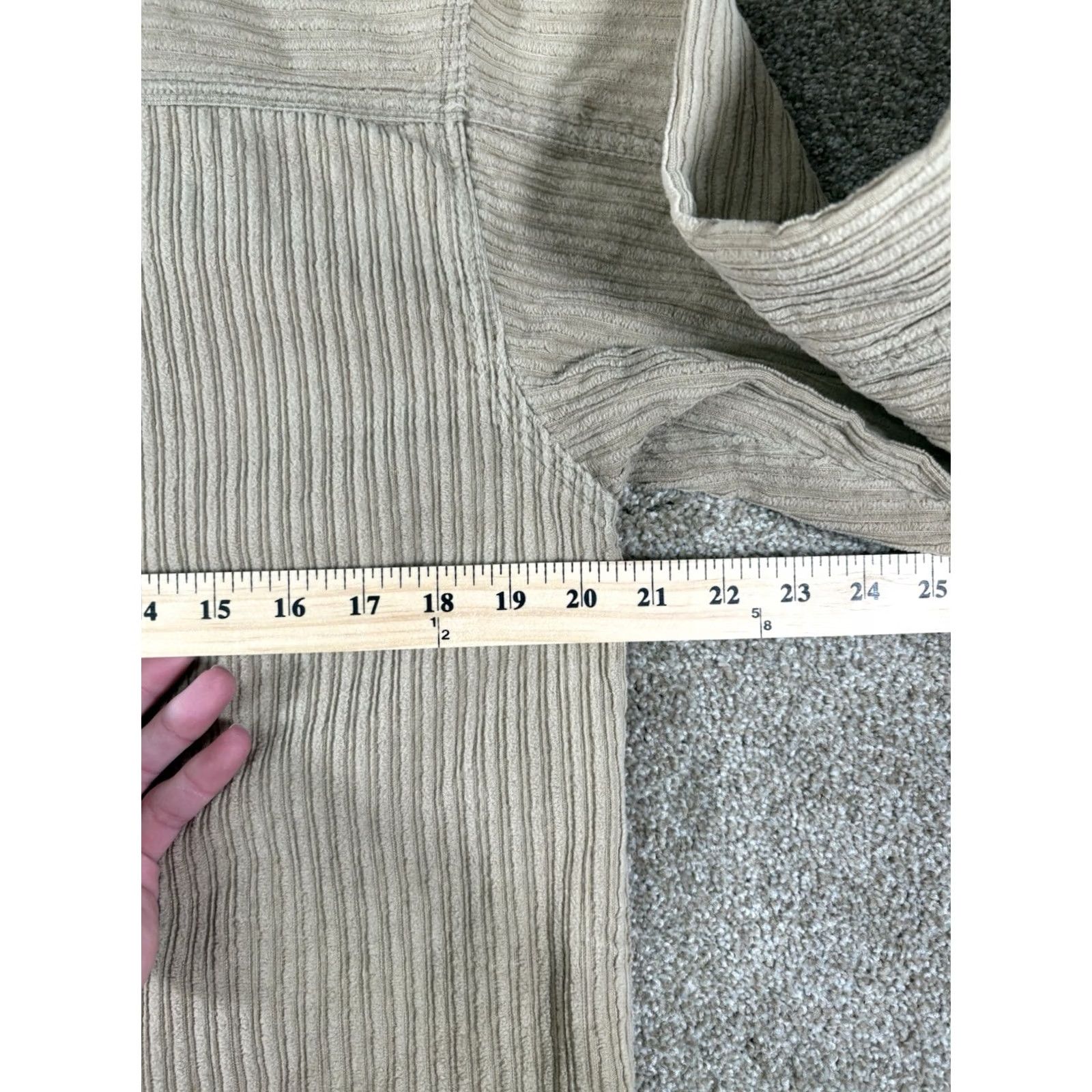 Vintage VINTAGE At Last Jeanswear Corduroy Button-Up Shirt Women L Beige 90s Carpenter Style Mens? Women? Size L / US 10 / IT 46 - 8 Thumbnail