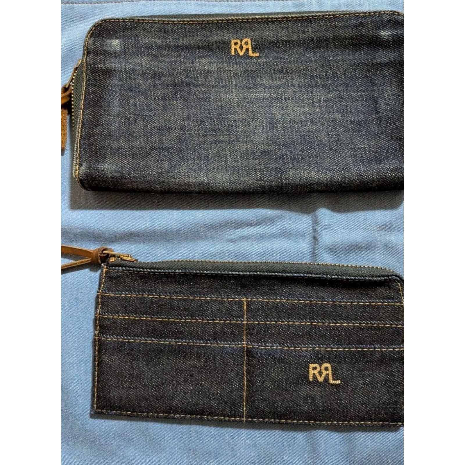 Ralph Lauren RRL Ralph Lauren Denim Wallet Pouch Zip Embroided Logo Pre-owned Size ONE SIZE - 3 Thumbnail