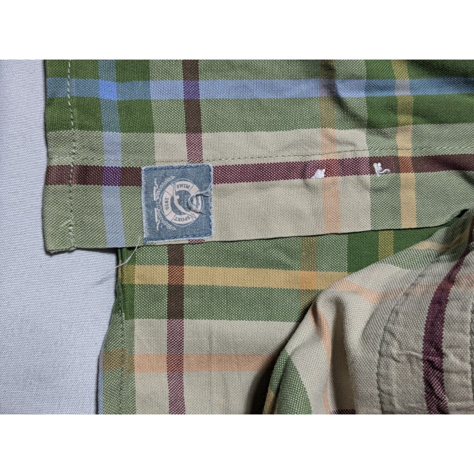 Jantzen JANTZEN Men XL Green Plaid Cotton Long Sleeve Button-Up Shirt Size US XL / EU 56 / 4 - 7 Thumbnail