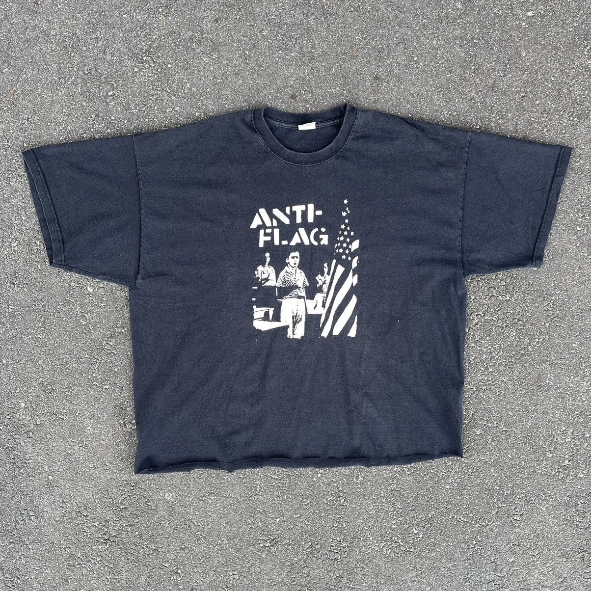 Japanese Brand × Vintage VINTAGE ‘ANTI-FLAG’ PUNK ROCK BAND TEE T-SHIRT Size US XL / EU 56 / 4 - 1 Thumbnail