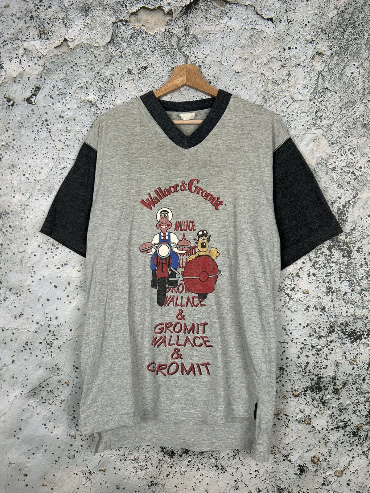 Cartoon Network Vintage Wallace and Gromit 90s Cartoon Movie Graphic Tee Size US XL / EU 56 / 4 - 1 Thumbnail