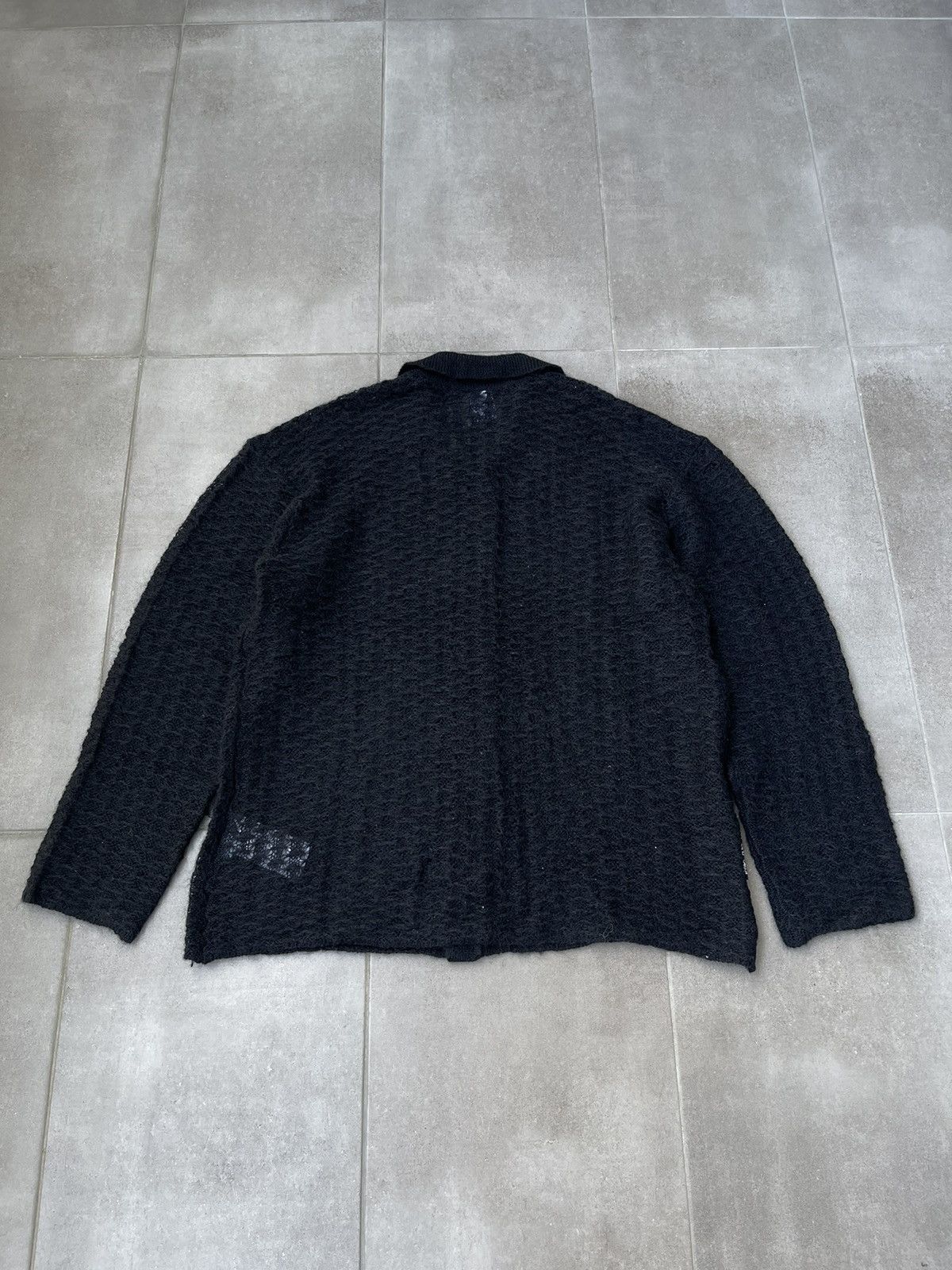Our Legacy × Won Hundred !DS! AW23 Won Hundred Mazar LS Black Knitted Cardigan Size US M / EU 48-50 / 2 - 14 Thumbnail