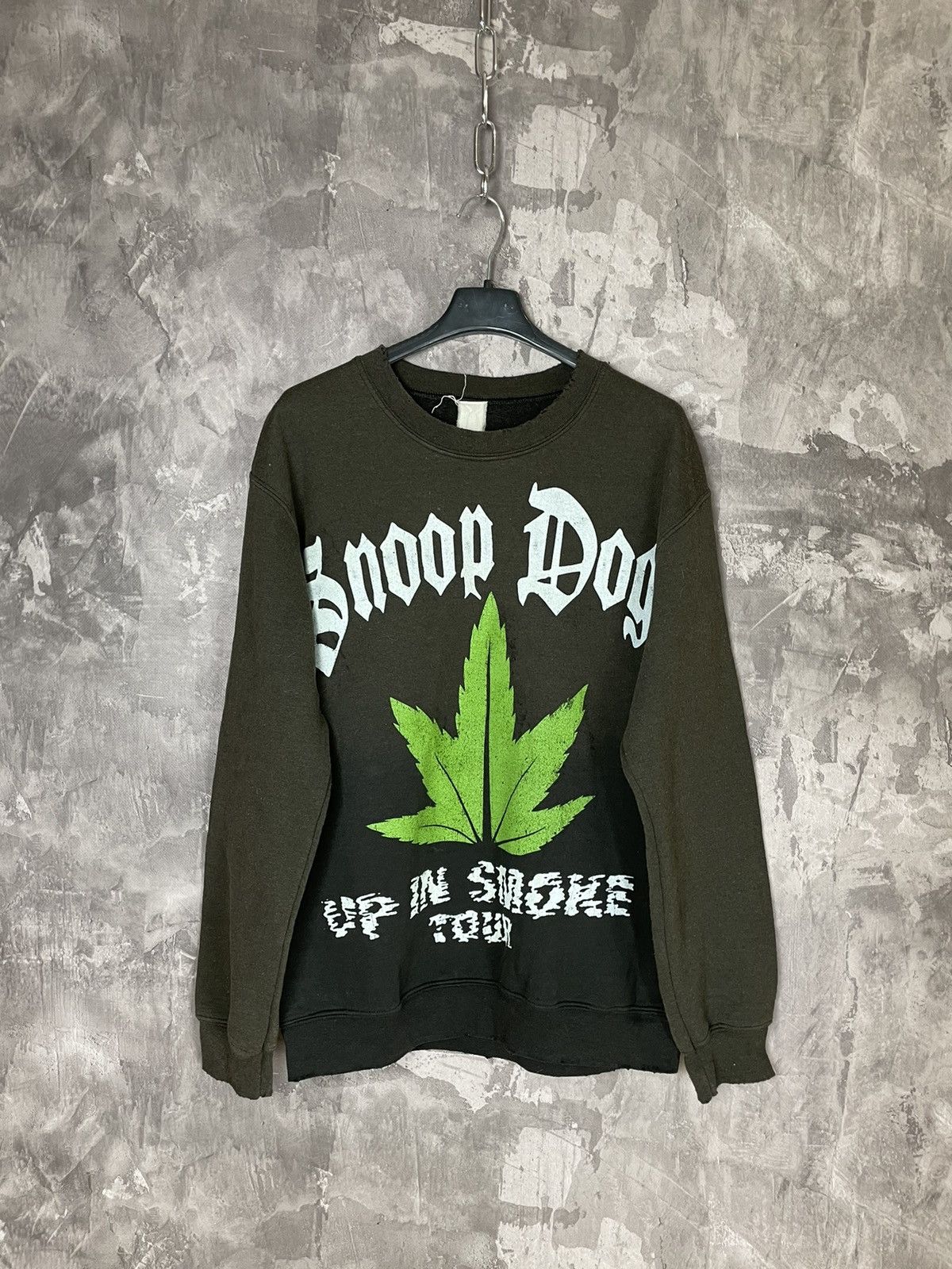 Snoop Dogg × Vintage Snoop Dog Vintage 90S Crazy Distressed Rasta Sweatshirt Size US M / EU 48-50 / 2 - 1 Thumbnail