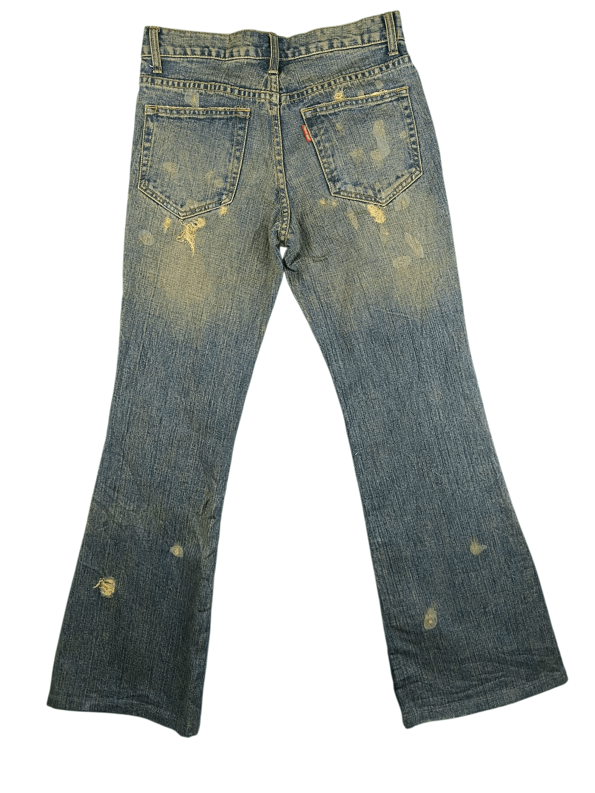 Tornado Mart Vintage Tornado Mart Japan Distressed Flare Jeans Size US 30 / EU 46 - 2 Thumbnail