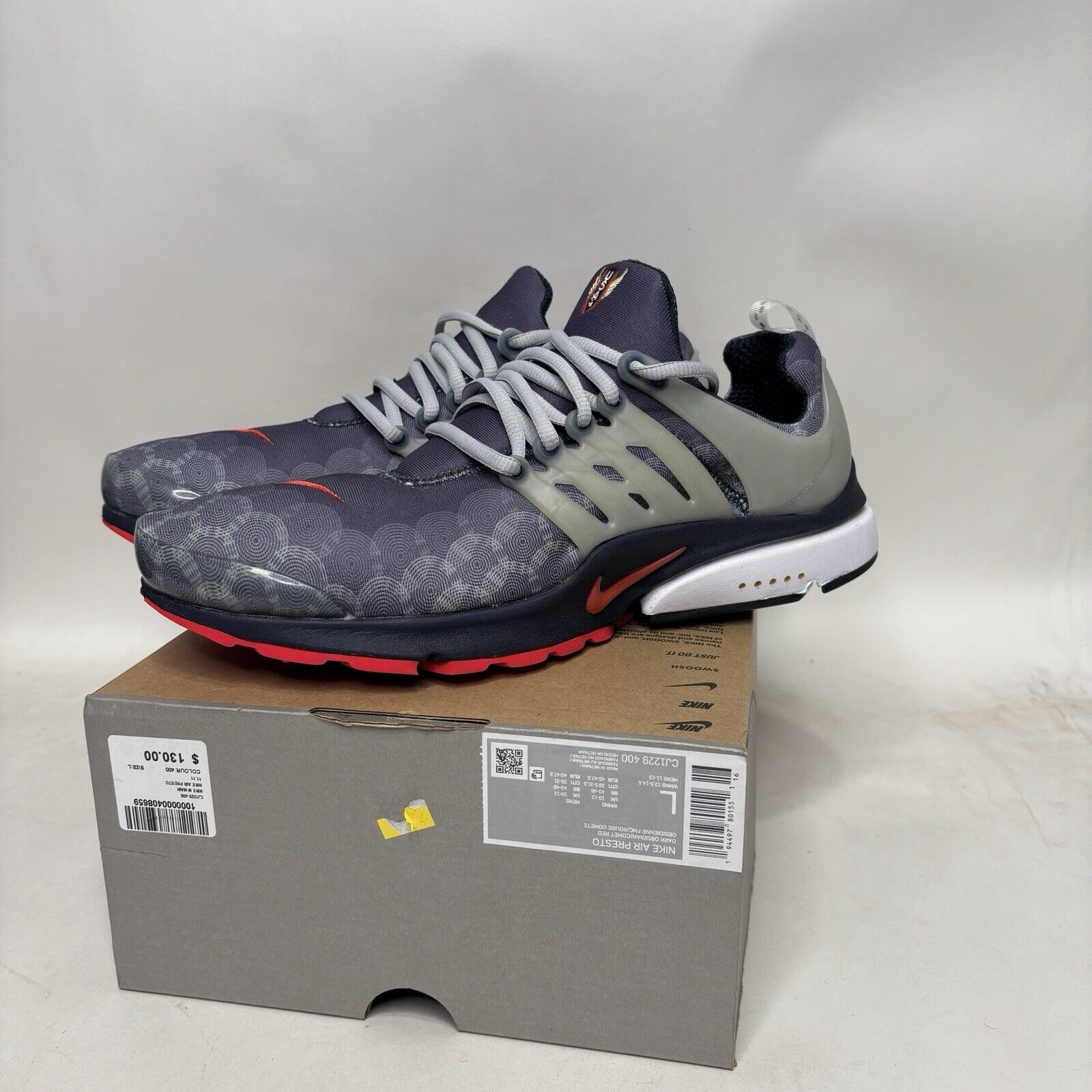 Nike Nike Shoes Air Presto “USA/Dark Obsidian Comet Red” 2024 Size US 12 / EU 45 - 3 Thumbnail