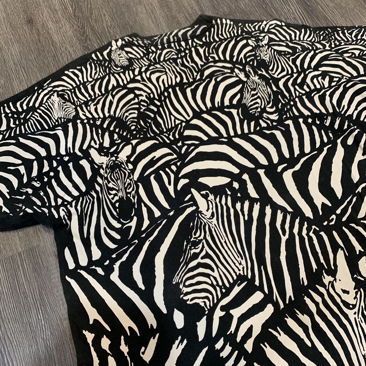 Vintage Vintage Liquid Blue 1993 Greg genrich Zebra Size US L / EU 52-54 / 3 - 5 Thumbnail