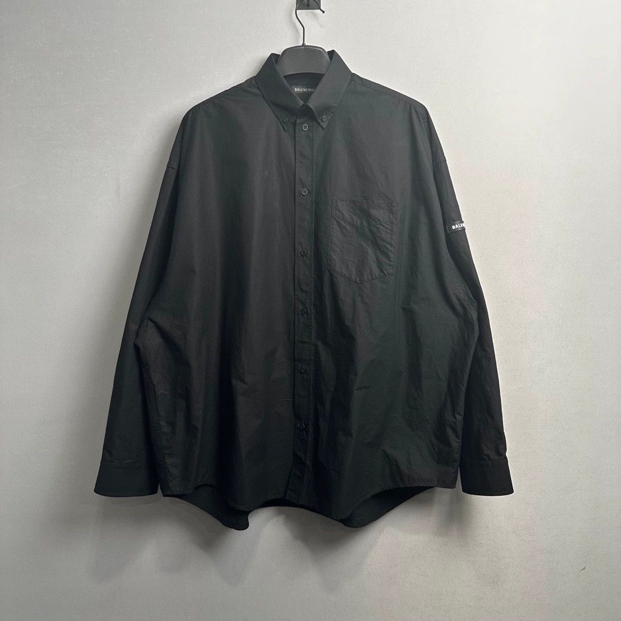Balenciaga Balenciaga Classic Black Long Sleeve Shirt Size US L / EU 52-54 / 3 - 1 Thumbnail