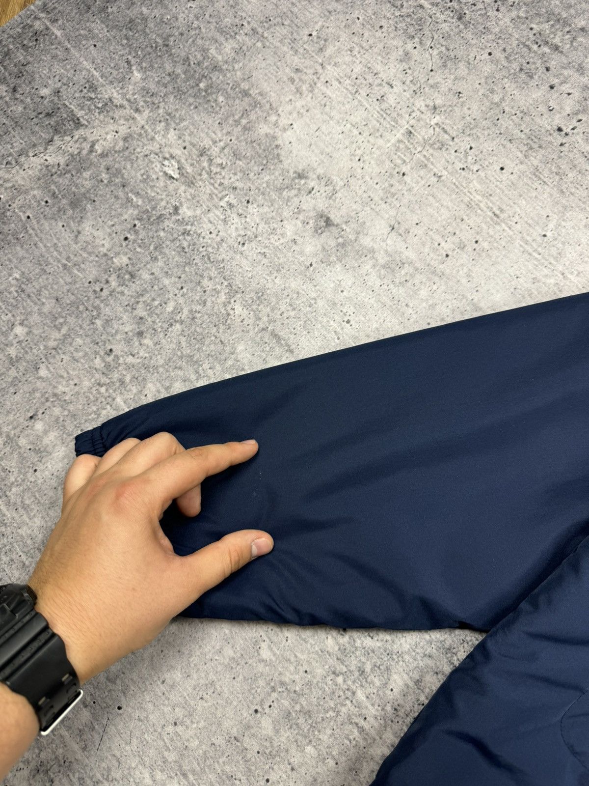 Nike × Vintage Vintage Nike 90’s Y2K Style Drill Nylon Anorak Bomber Jacket Size US S / EU 44-46 / 1 - 9 Thumbnail