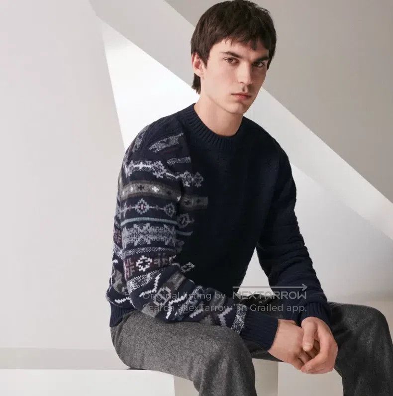Hermes Hermes Navy Blue Sweater Size US S / EU 44-46 / 1 - 7 Thumbnail