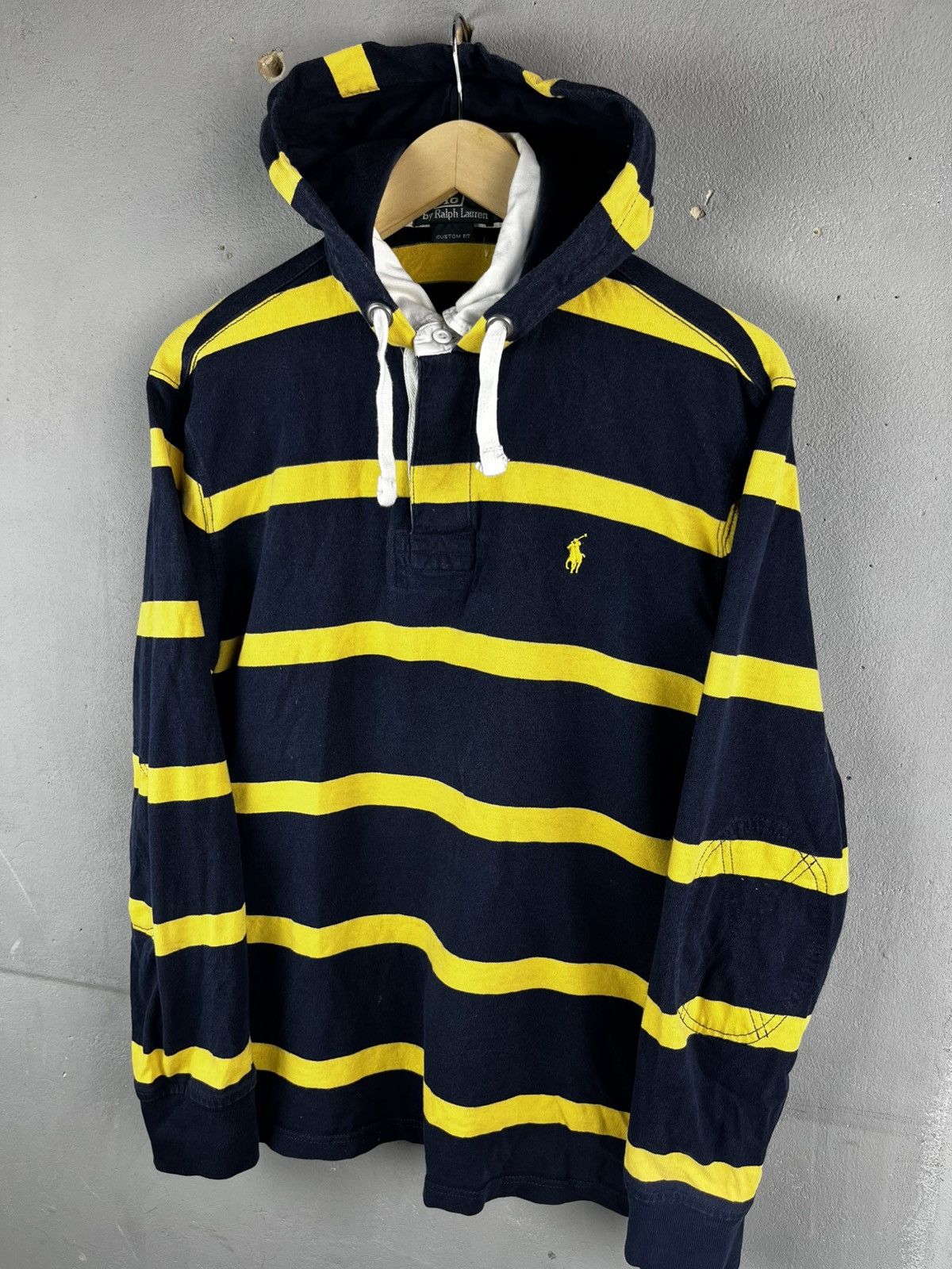Polo Ralph Lauren Polo Ralph Lauren rugby hoodie vintage 90s Size US L / EU 52-54 / 3 - 2 Thumbnail