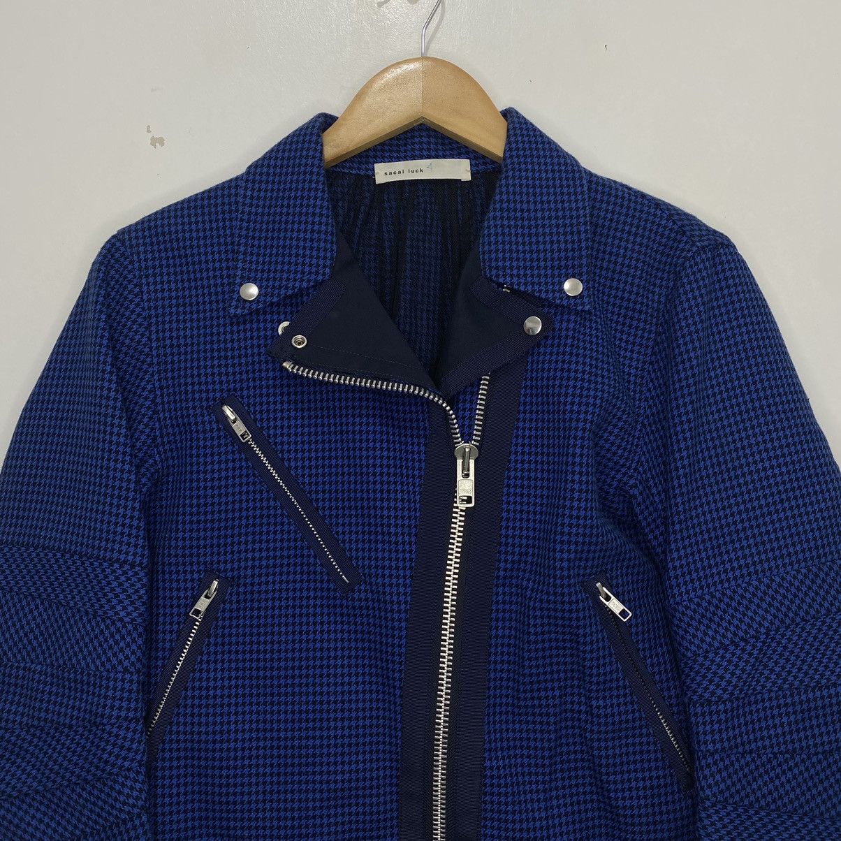 Sacai Sacai Luck Biker Jacket Size S / US 4 / IT 40 - 3 Thumbnail